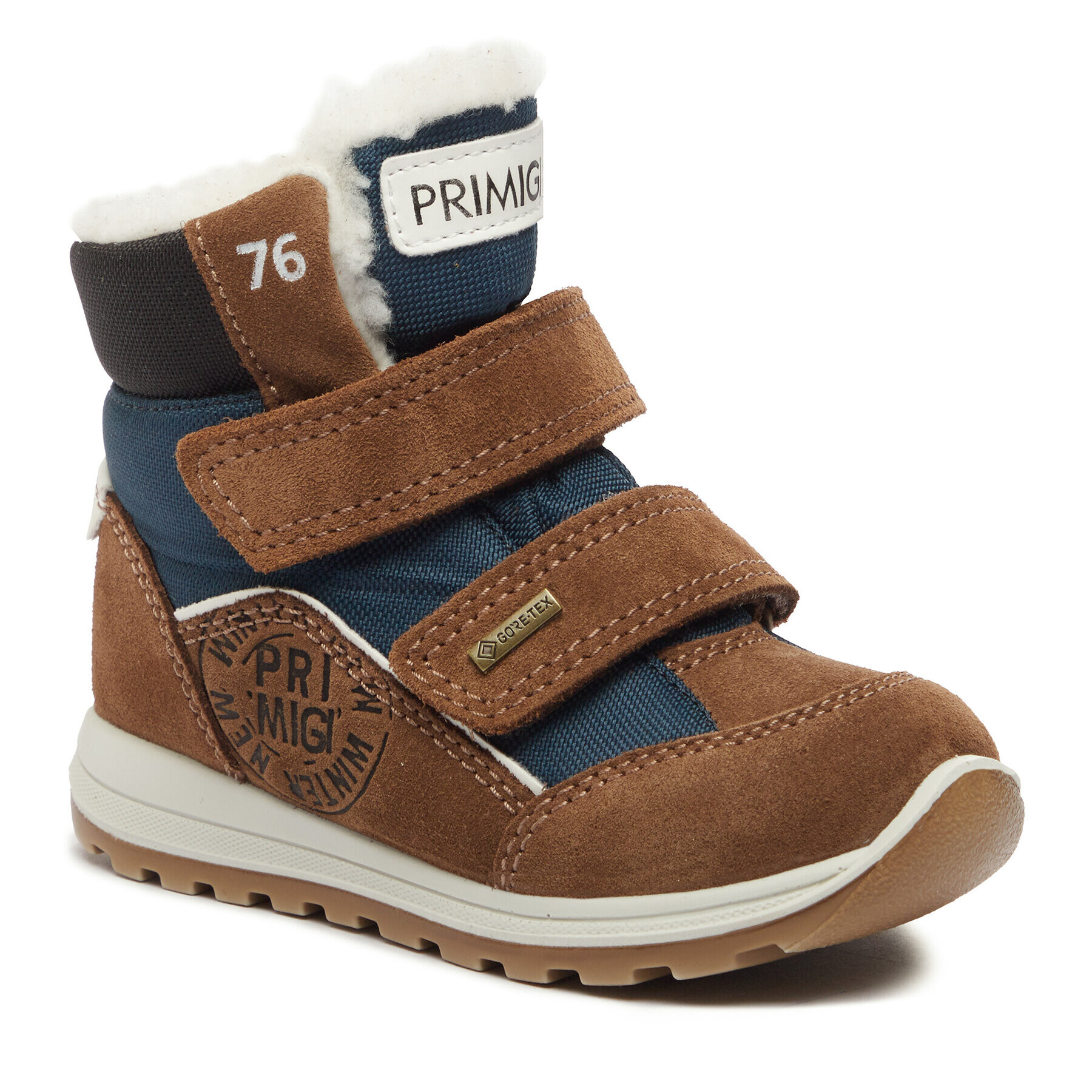 Primigi Kozačky GORE-TEX 4854000 S Hnědá - Pepit.cz