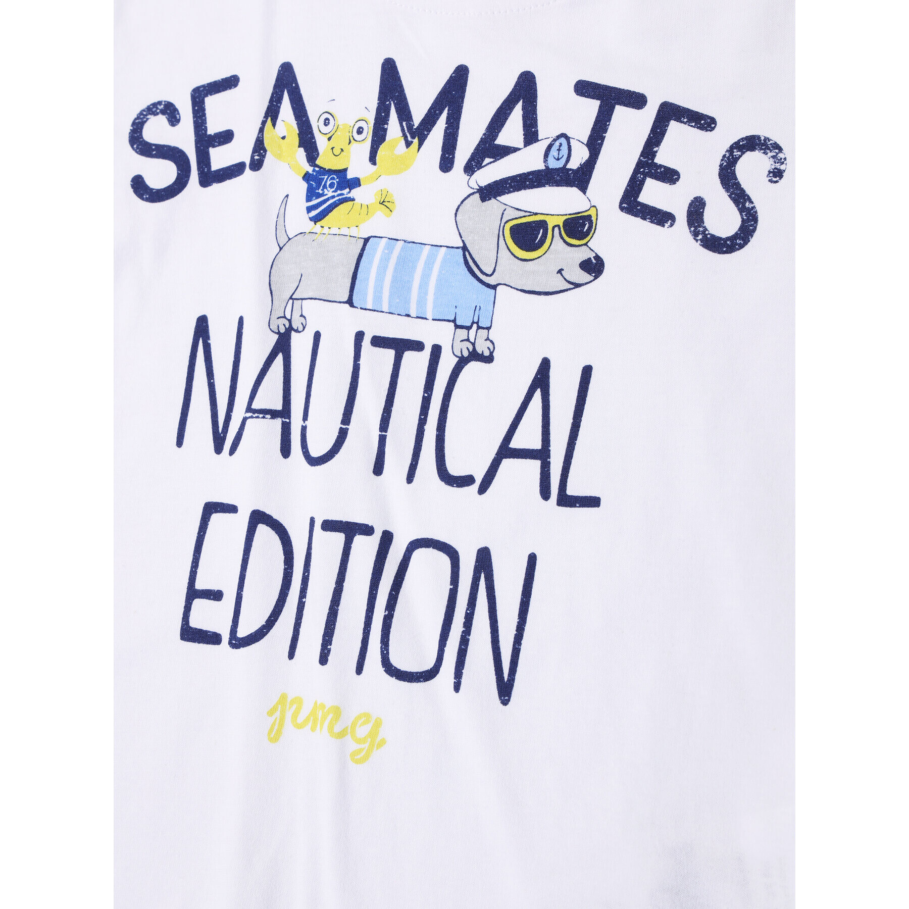 Primigi T-Shirt Sea Friends 45221003 Bílá Regular Fit - Pepit.cz