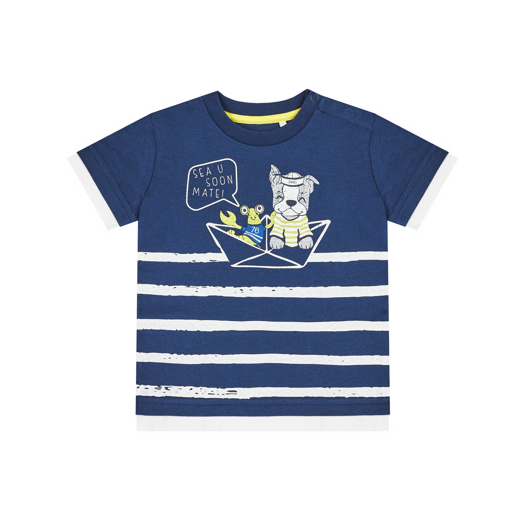 Primigi T-Shirt Sea Friends 45221031 Tmavomodrá Regular Fit - Pepit.cz