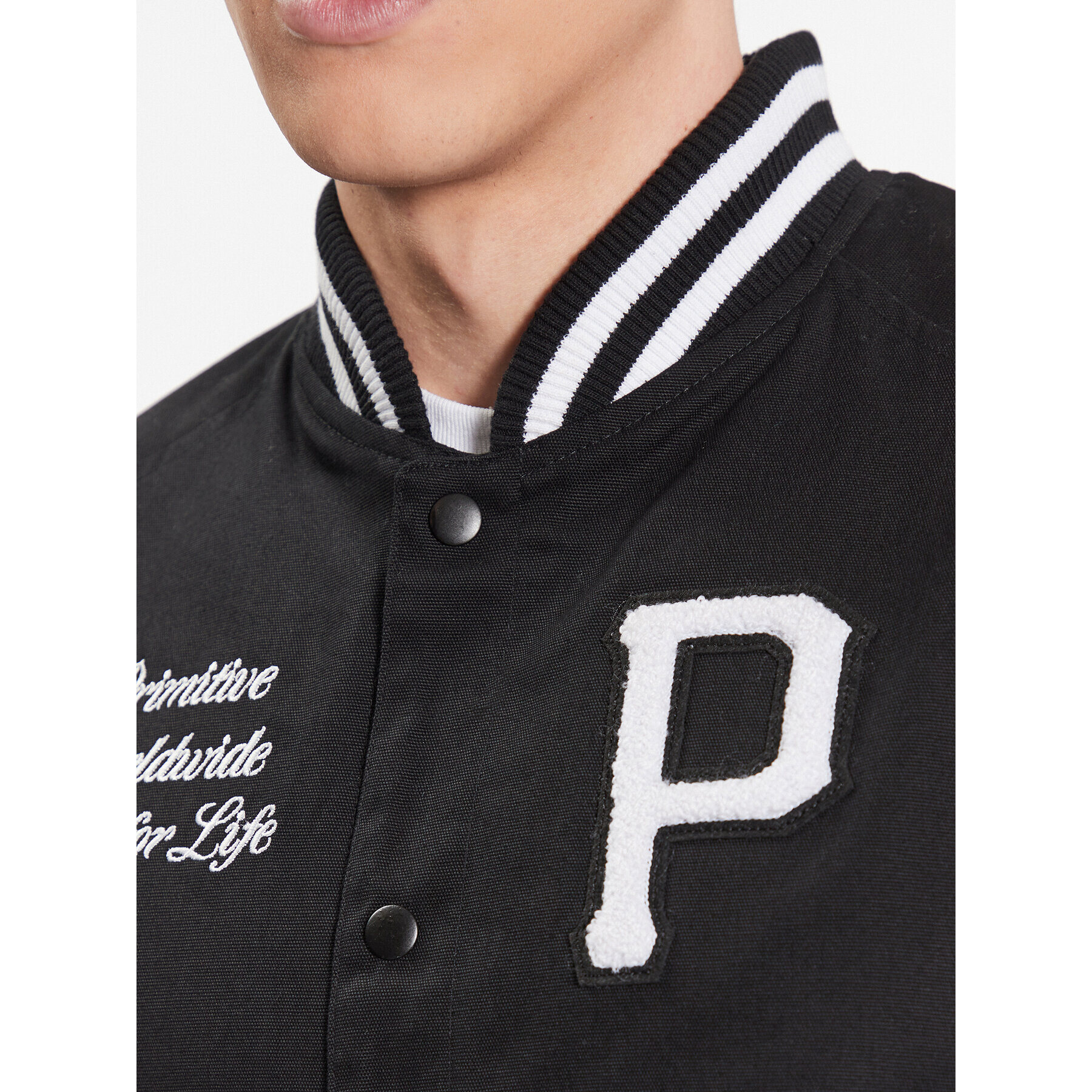 Primitive Bunda bomber Union Varsity PA123104 Černá Regular Fit - Pepit.cz