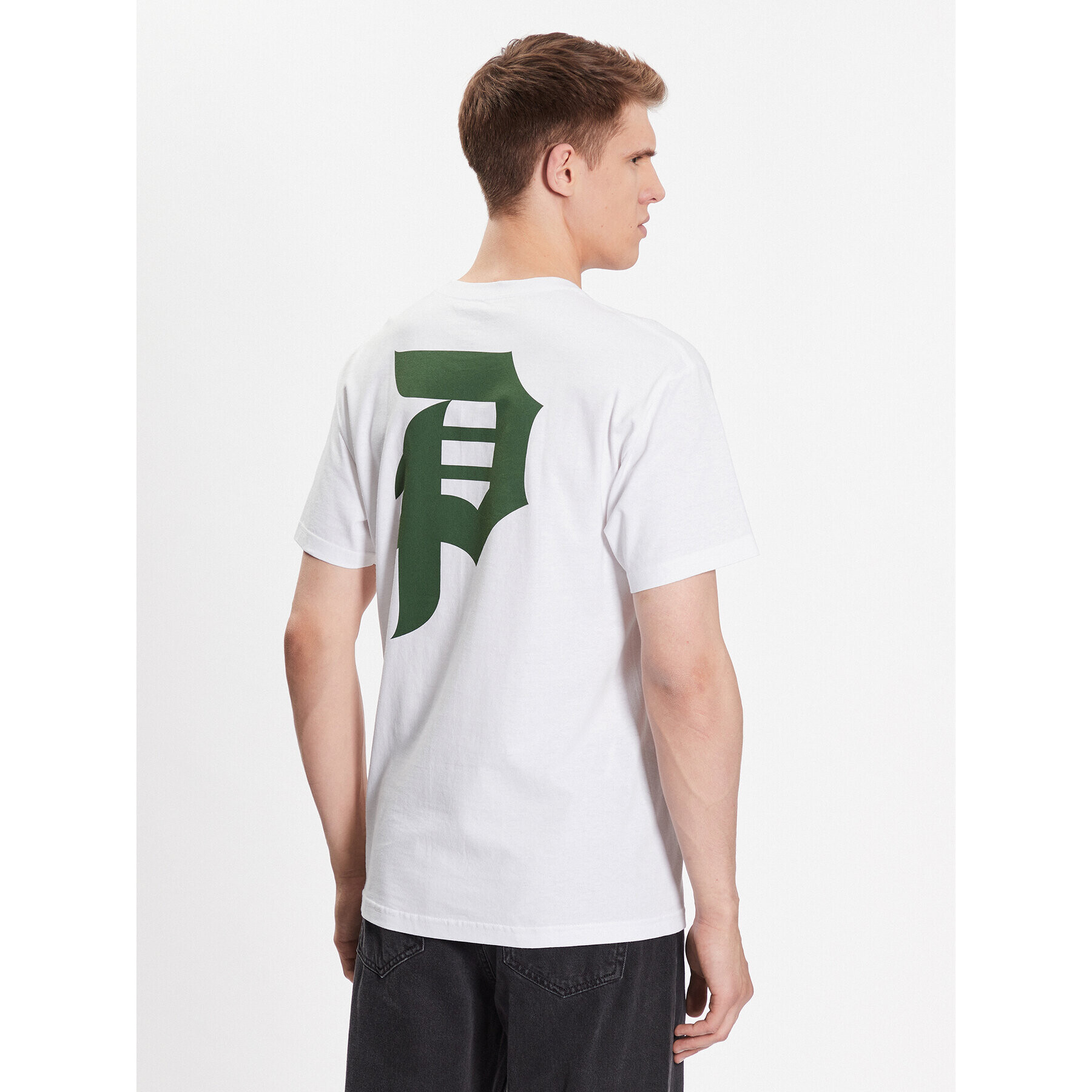 Primitive T-Shirt Dirty PAPSP2311 Bílá Regular Fit - Pepit.cz