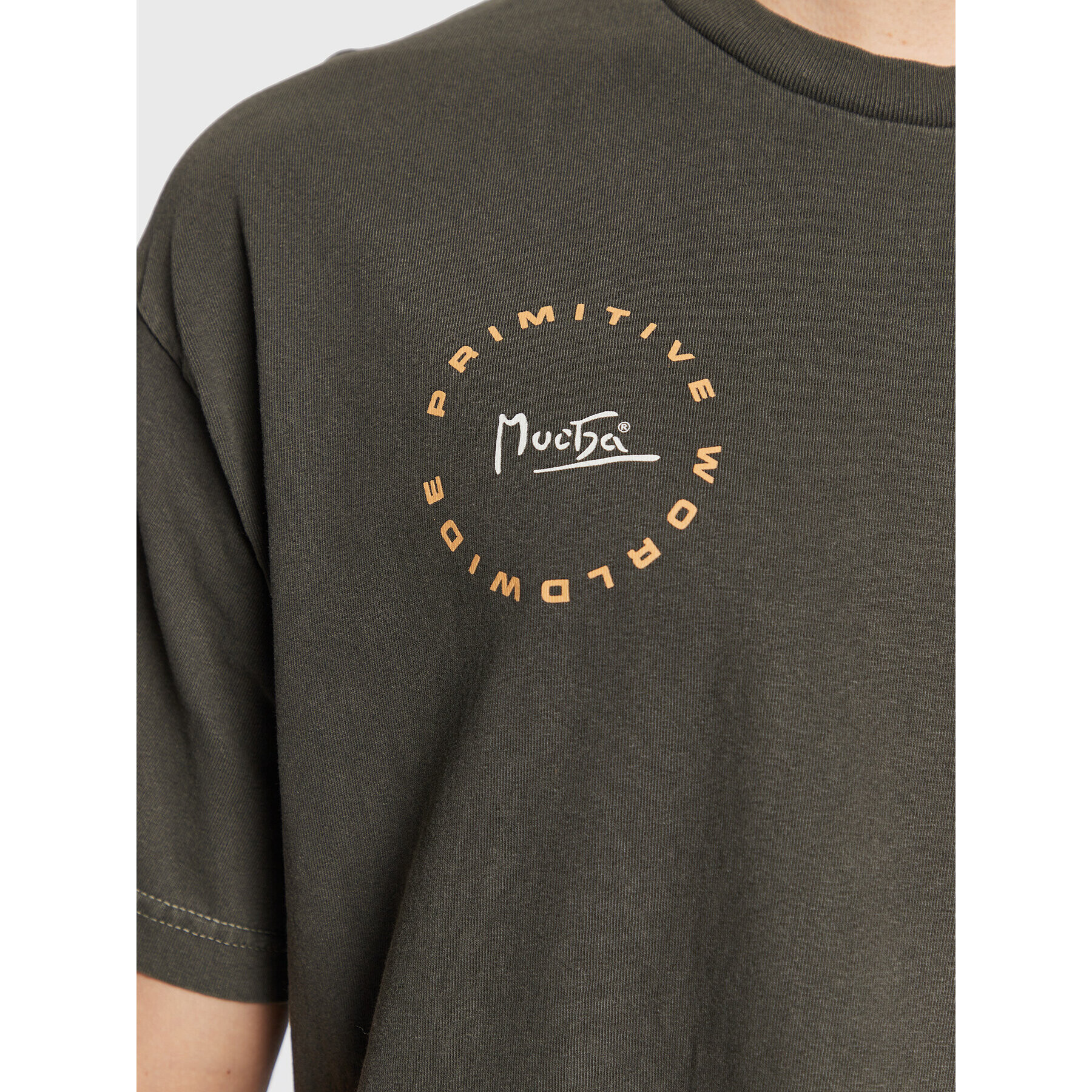 Primitive T-Shirt P12688 Khaki Regular Fit - Pepit.cz