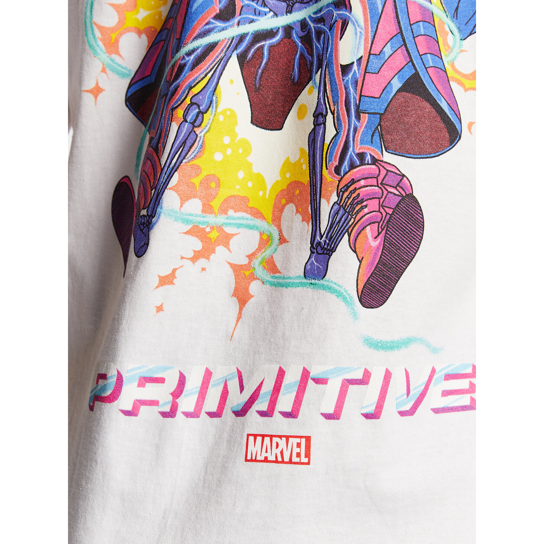 Primitive T-Shirt PAPFA2271 Bílá Regular Fit - Pepit.cz