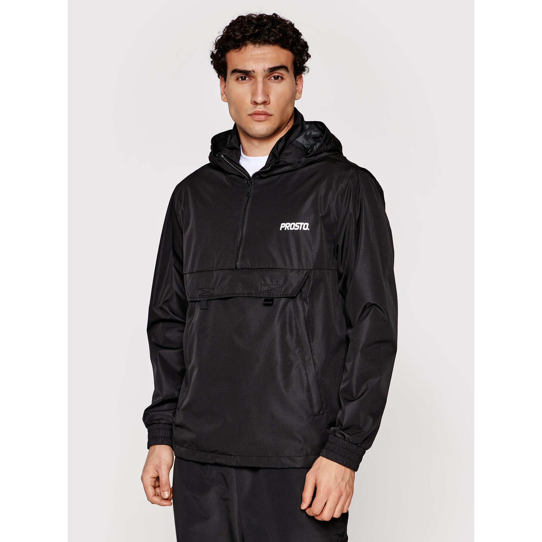 PROSTO. Bunda anorak KLASYK Inuit 1012 Černá Regular Fit - Pepit.cz