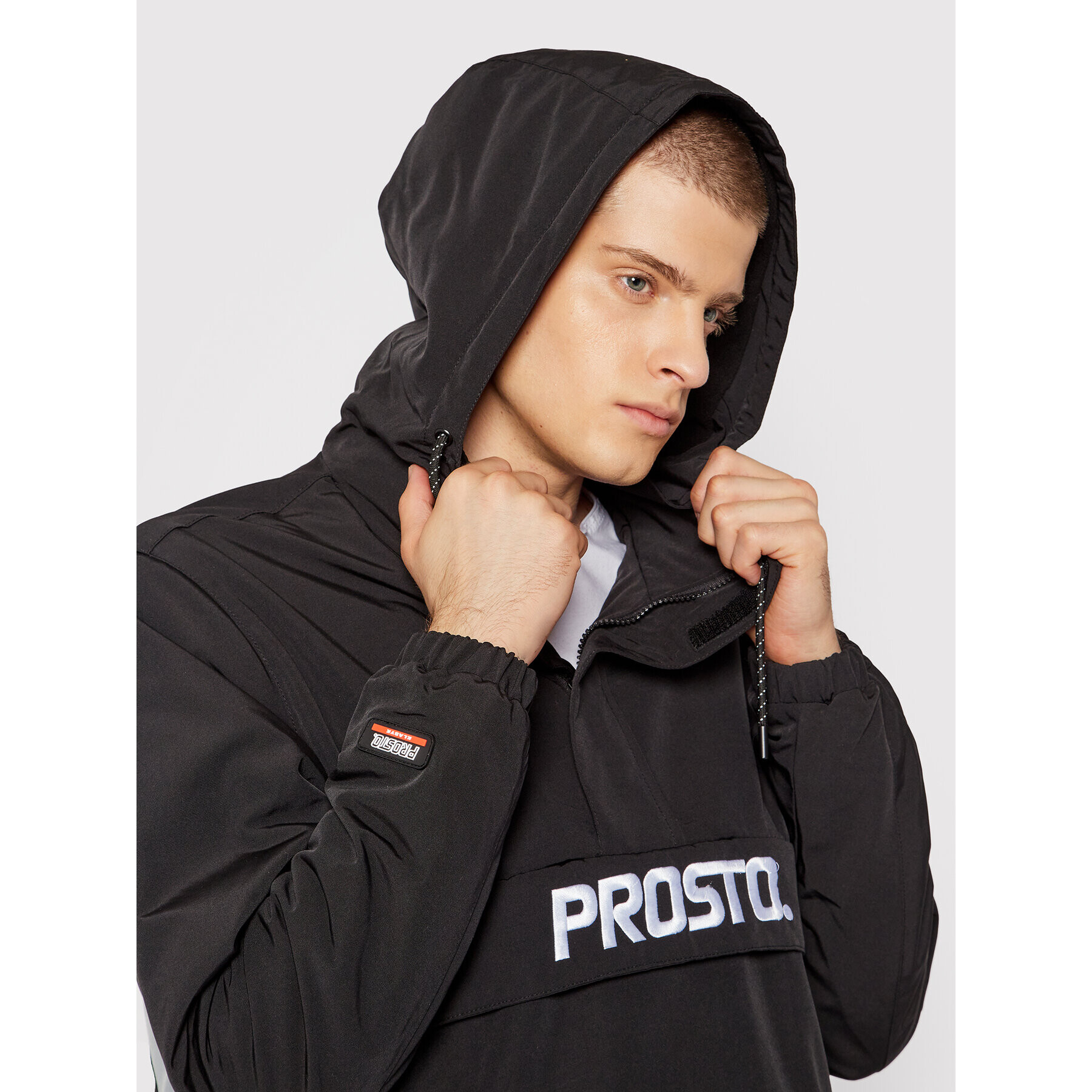 PROSTO. Bunda anorak KLASYK Retrorak 1071 Černá Regular Fit - Pepit.cz