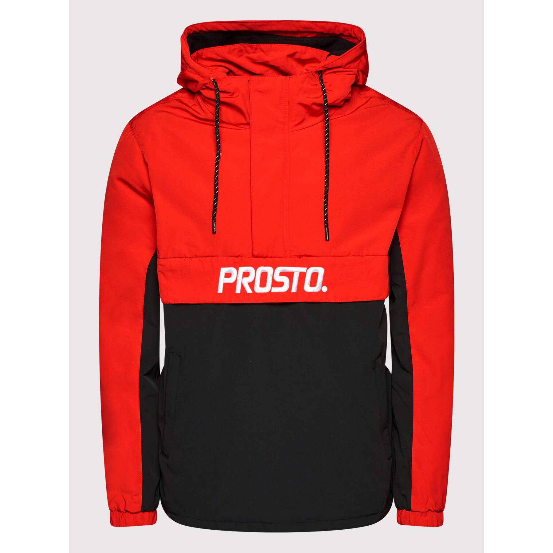 PROSTO. Bunda anorak KLASYK Retrorak 1072 Červená Regular Fit - Pepit.cz