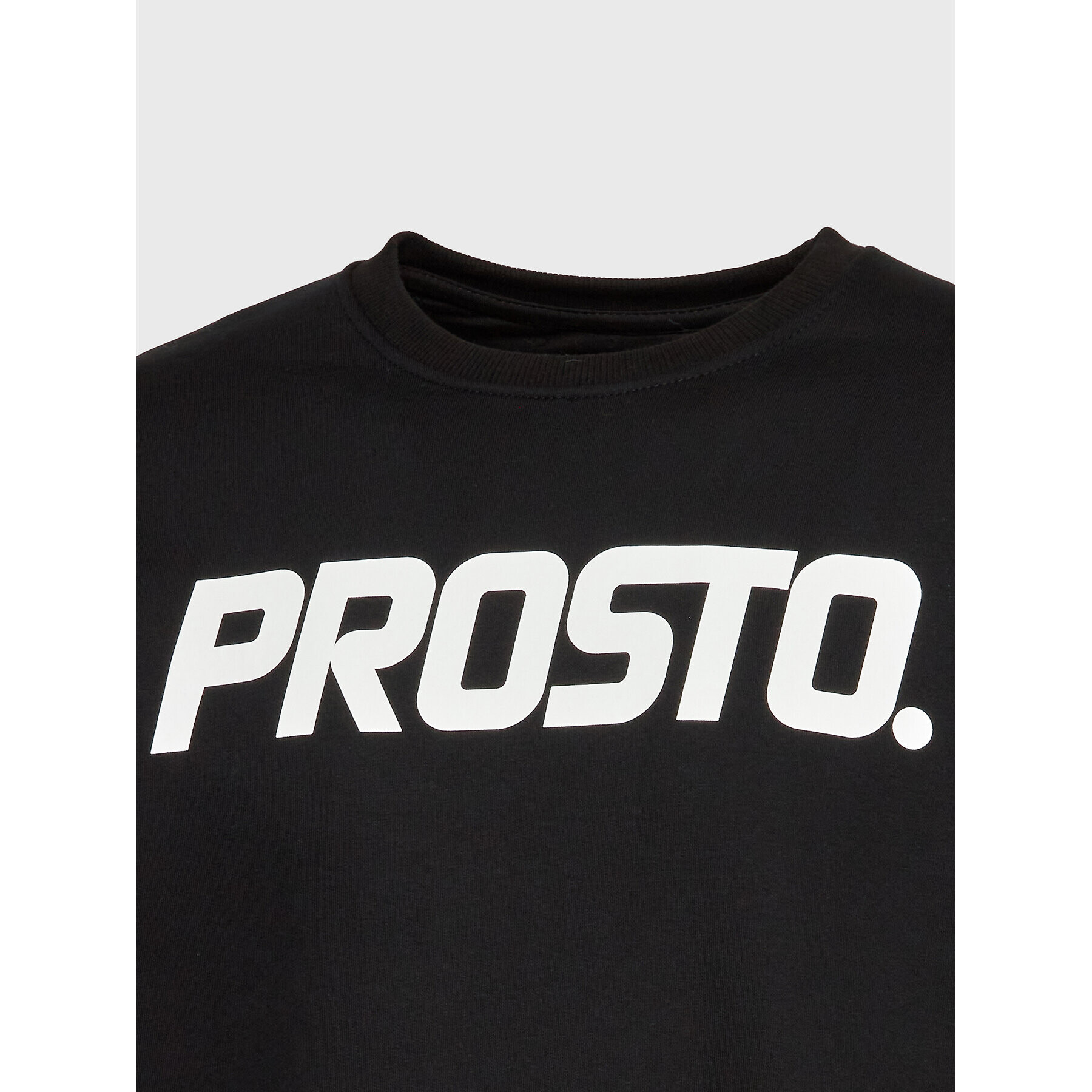 PROSTO. Mikina KLASYK Crewneck Classic XXII 1031 Černá Relaxed Fit - Pepit.cz