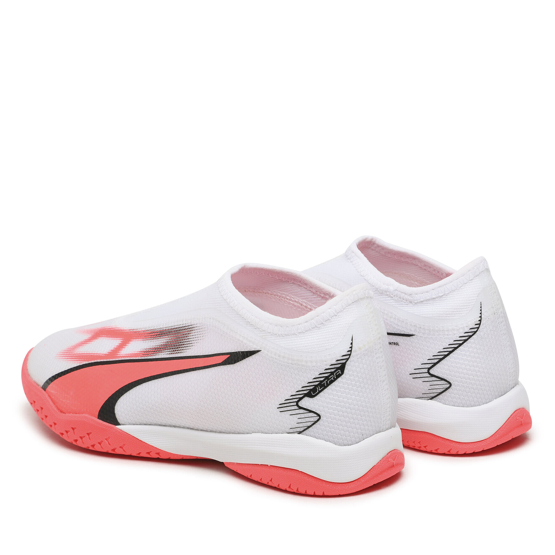 Puma Boty Ultra Match+ Laceless Junior Indoor Soccer 107517 01 Bílá - Pepit.cz