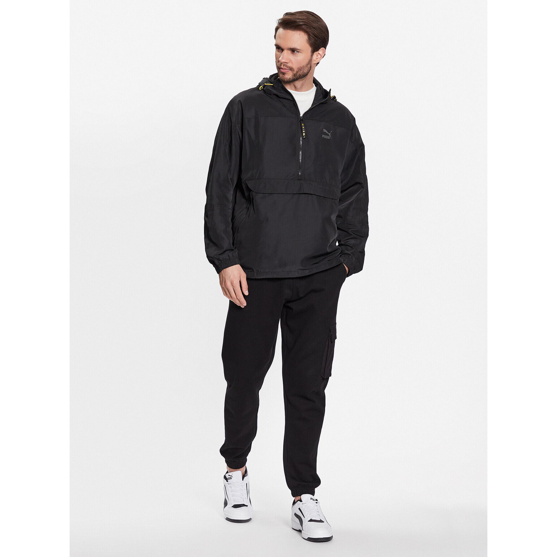 Puma Bunda anorak STAPLE 539826 Černá Relaxed Fit - Pepit.cz