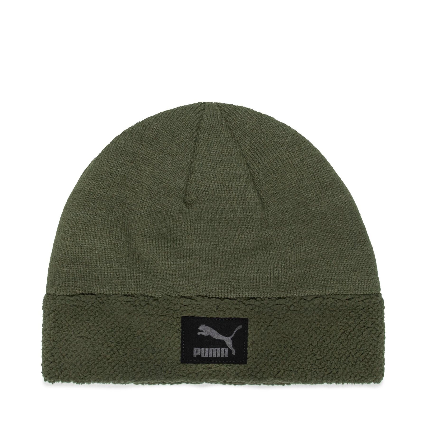 Puma Čepice Classic Cuff Sherpa Beanie 023448 03 Zelená - Pepit.cz