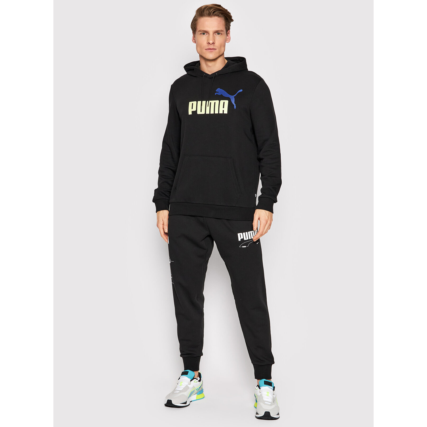 Puma Mikina Big Logo 586765 Černá Regular Fit - Pepit.cz