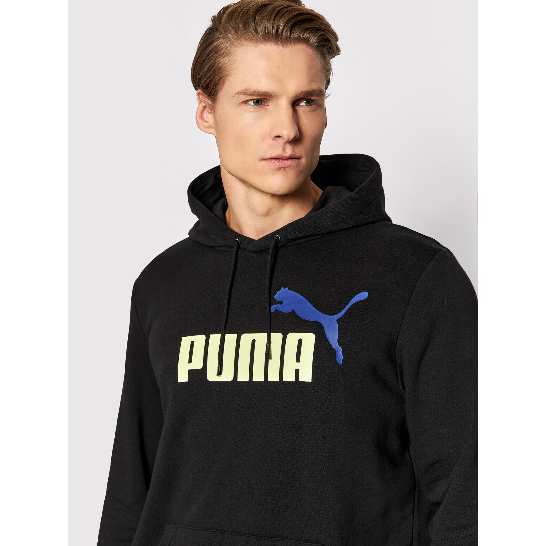 Puma Mikina Big Logo 586765 Černá Regular Fit - Pepit.cz