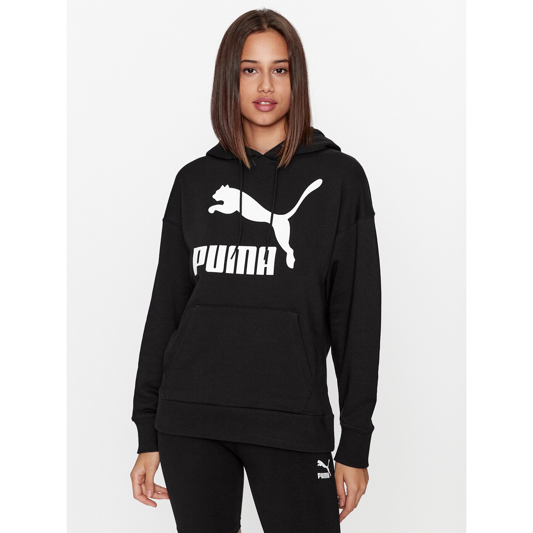 Puma Mikina Classics Logo 530074 Černá Regular Fit - Pepit.cz