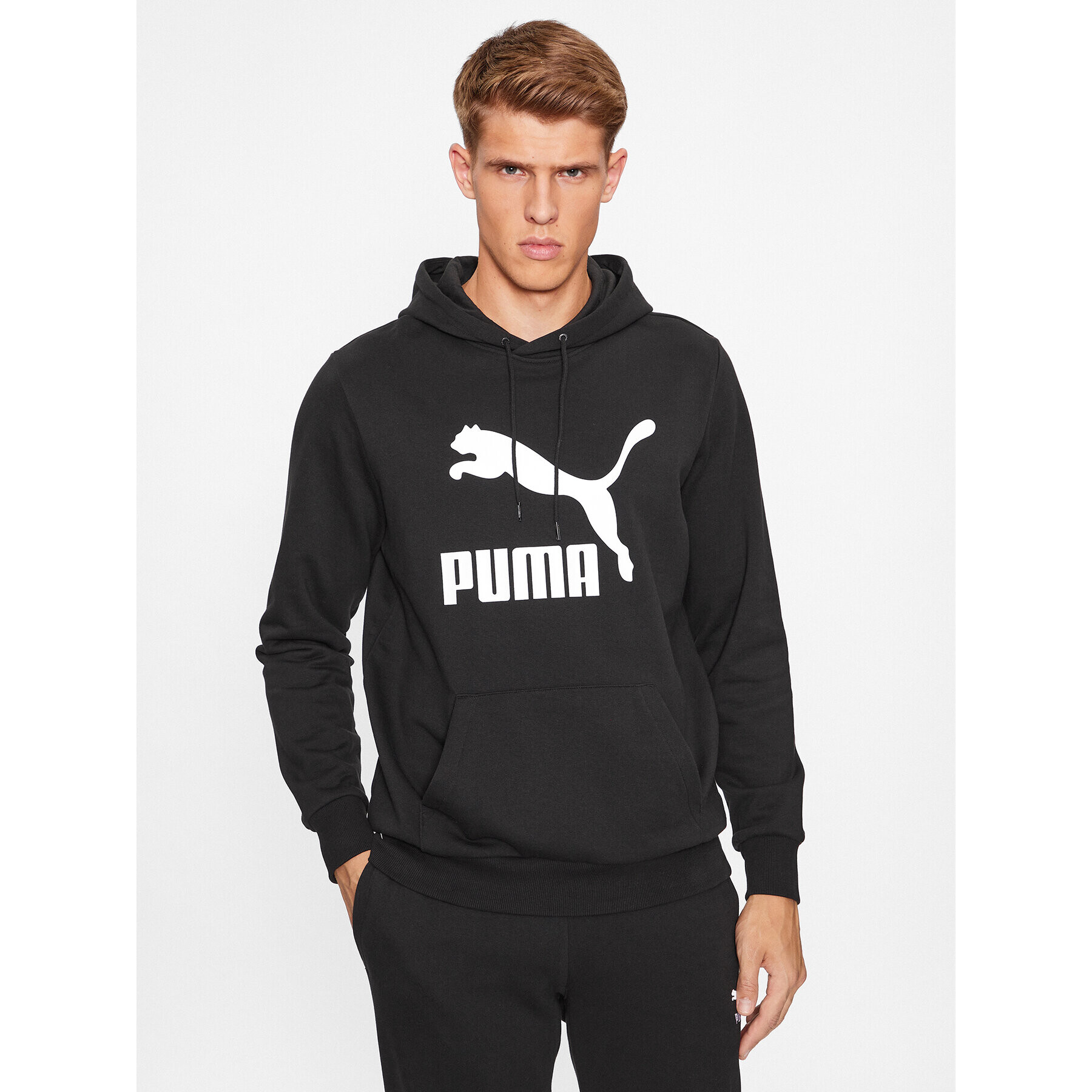 Puma Mikina Classics Logo 530084 Černá Regular Fit - Pepit.cz