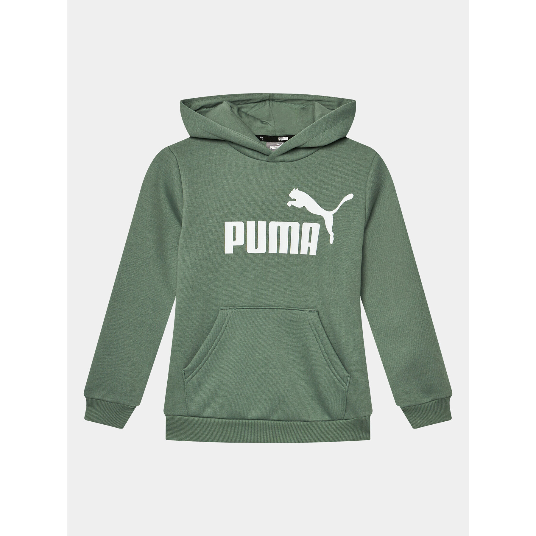 Puma Mikina Ess Big Logo 586965 Zelená Regular Fit - Pepit.cz