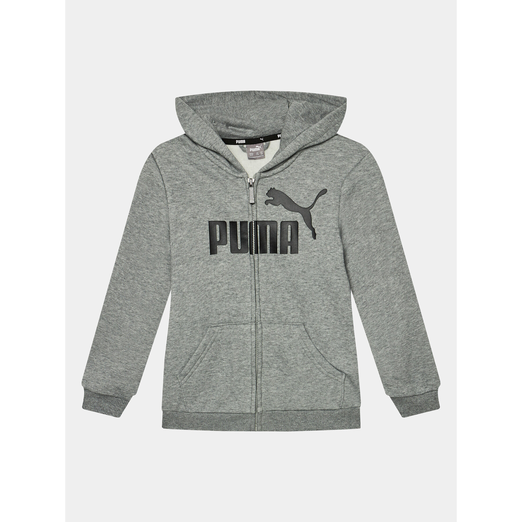 Puma Mikina Ess Big Logo 586967 Šedá Regular Fit - Pepit.cz