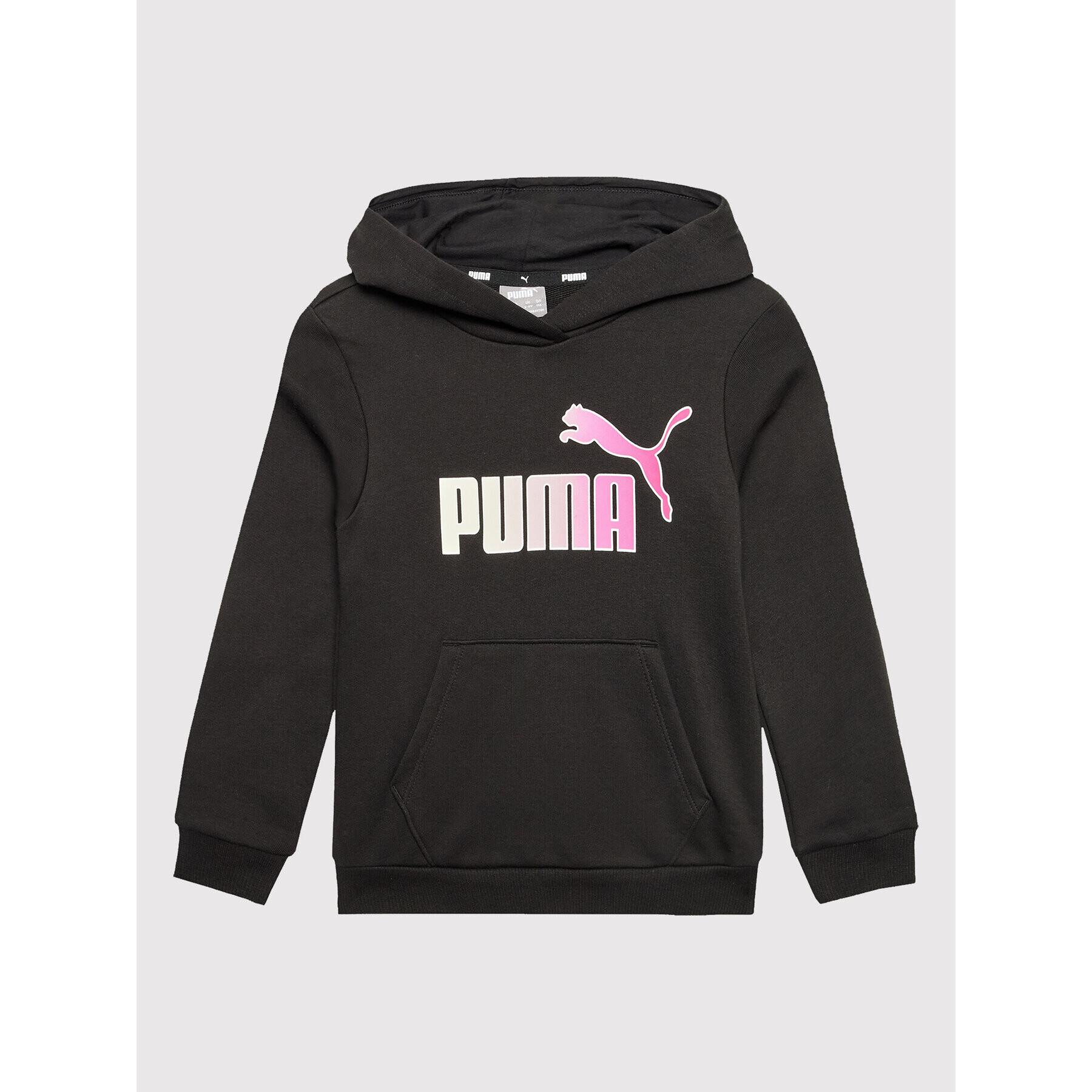 Puma Mikina Essentials+ Bleach Logo 846958 Černá Regular Fit - Pepit.cz