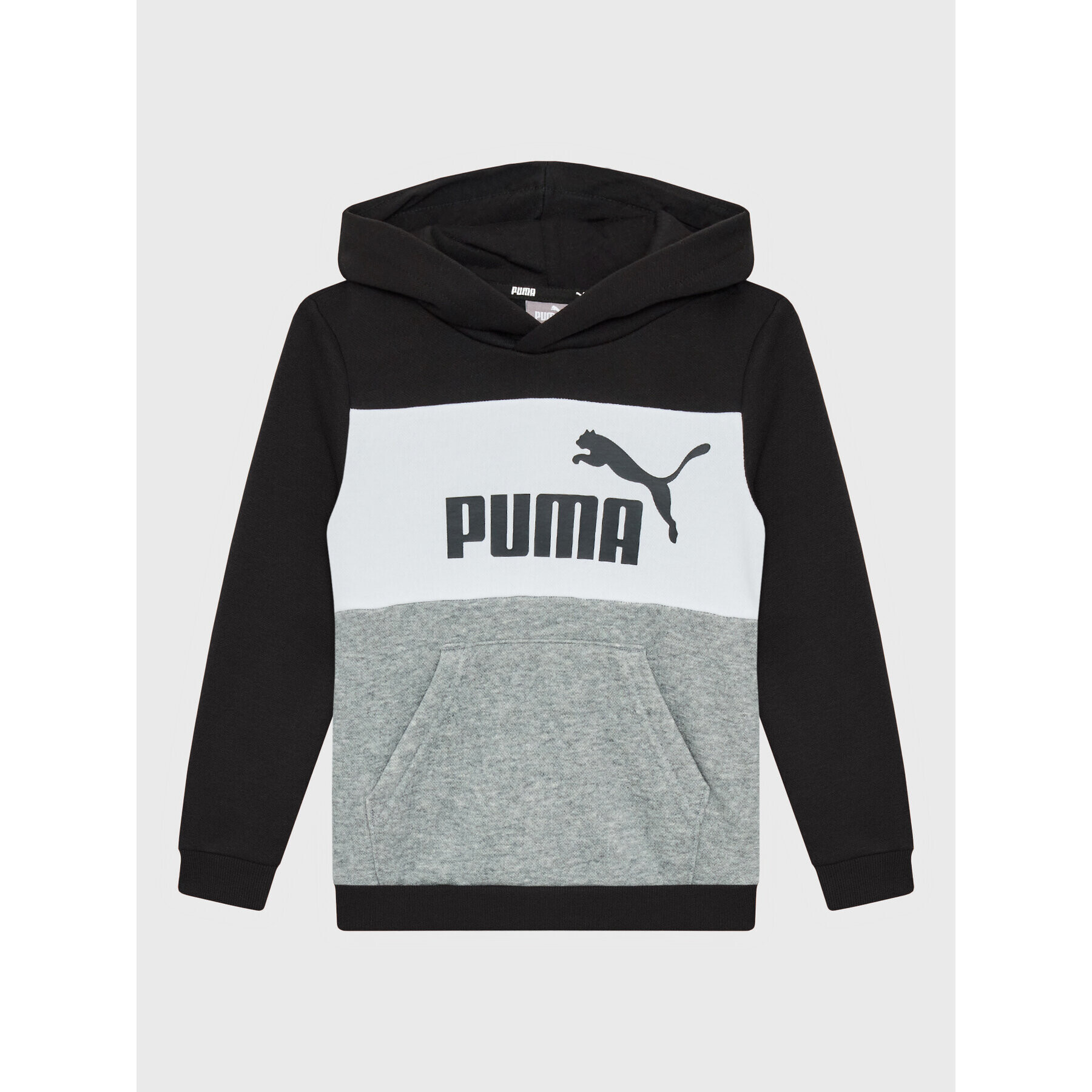 Puma Mikina Essentials+ Colourblock 849081 Černá Regular Fit - Pepit.cz