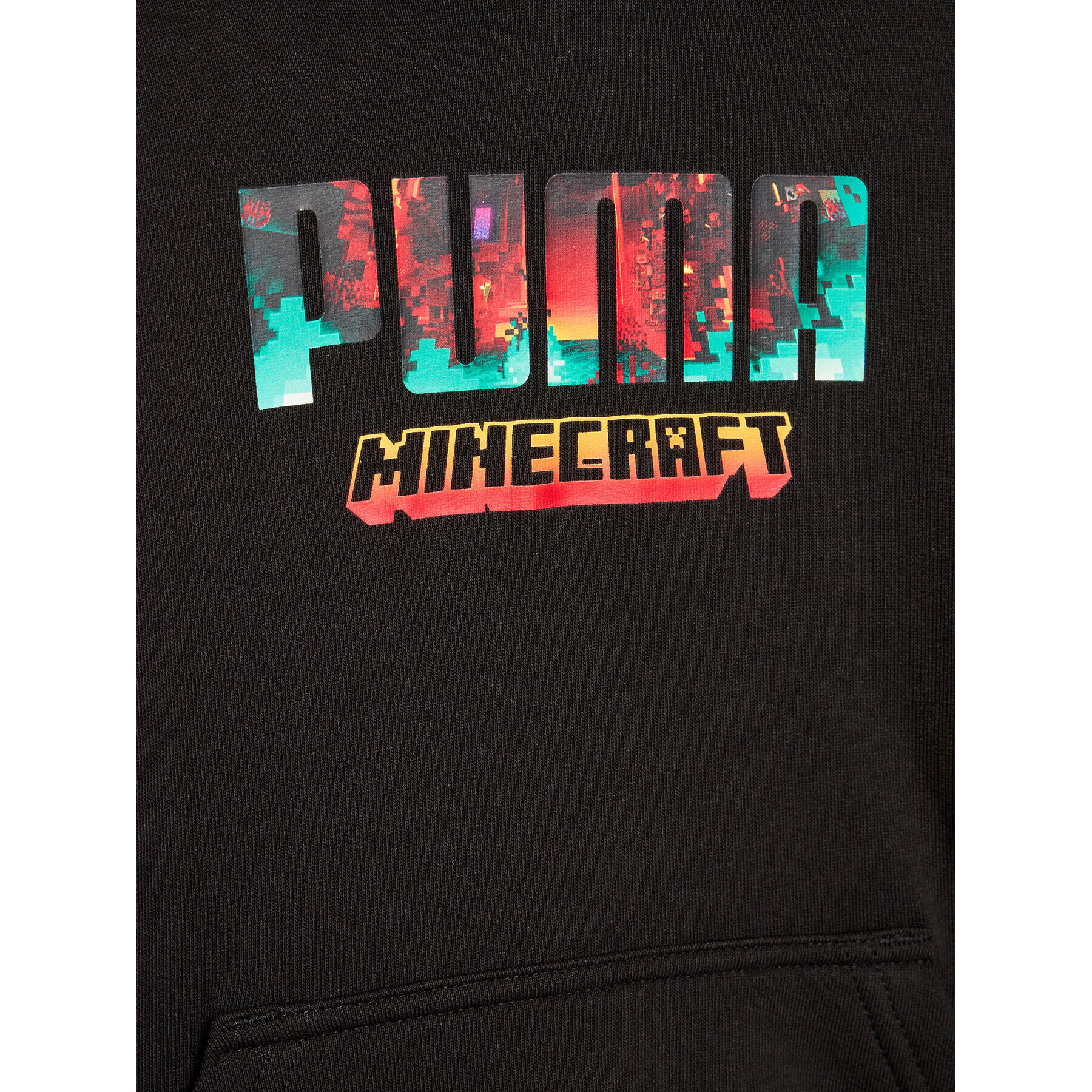 Puma Mikina MINECRAFT 670362 Černá Regular Fit - Pepit.cz