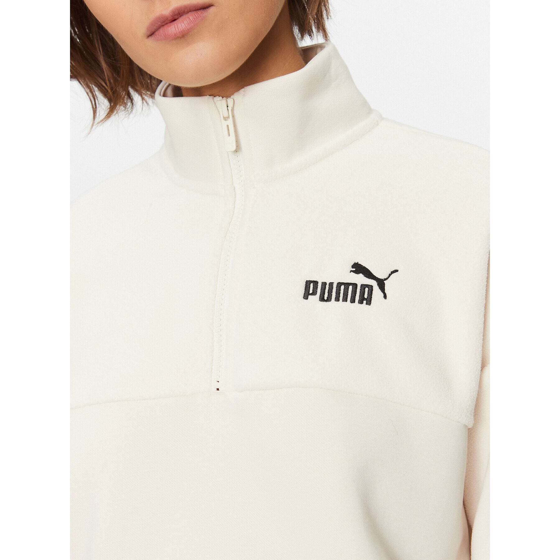 Puma Mikina Power 676027 Écru Regular Fit - Pepit.cz