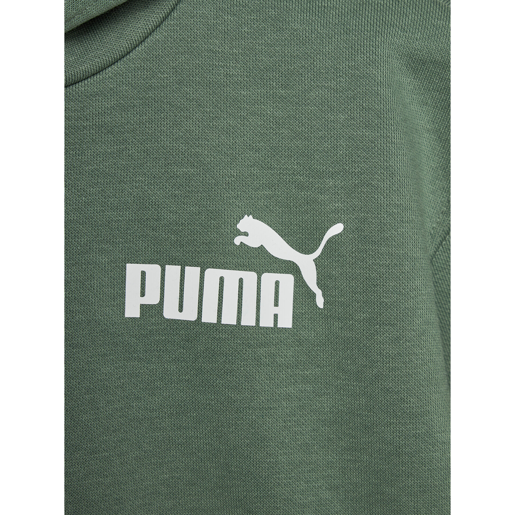 Puma Mikina Power Cat 674232 Zelená Regular Fit - Pepit.cz