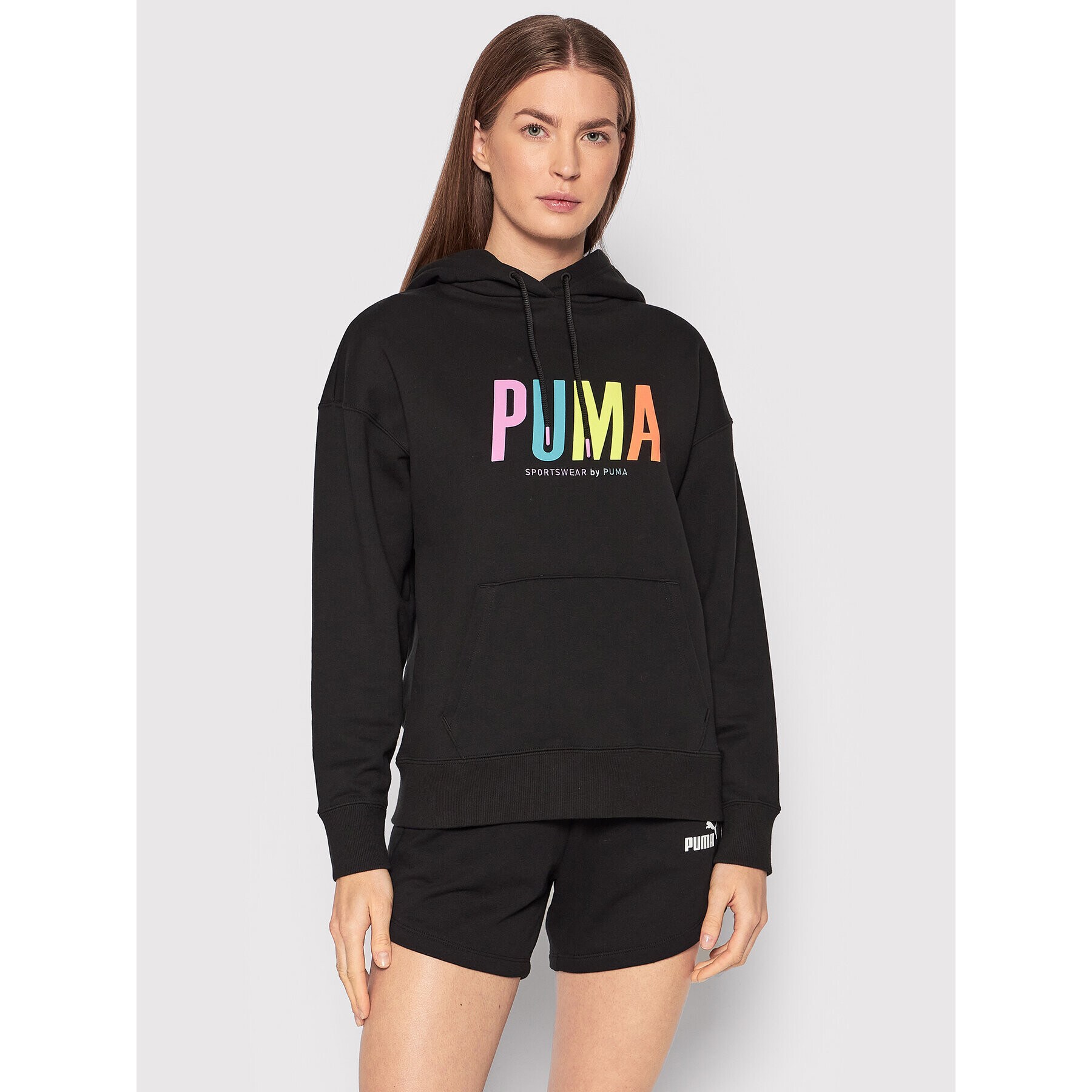 Puma Mikina SWXp Graphic 533564 Černá Regular Fit - Pepit.cz