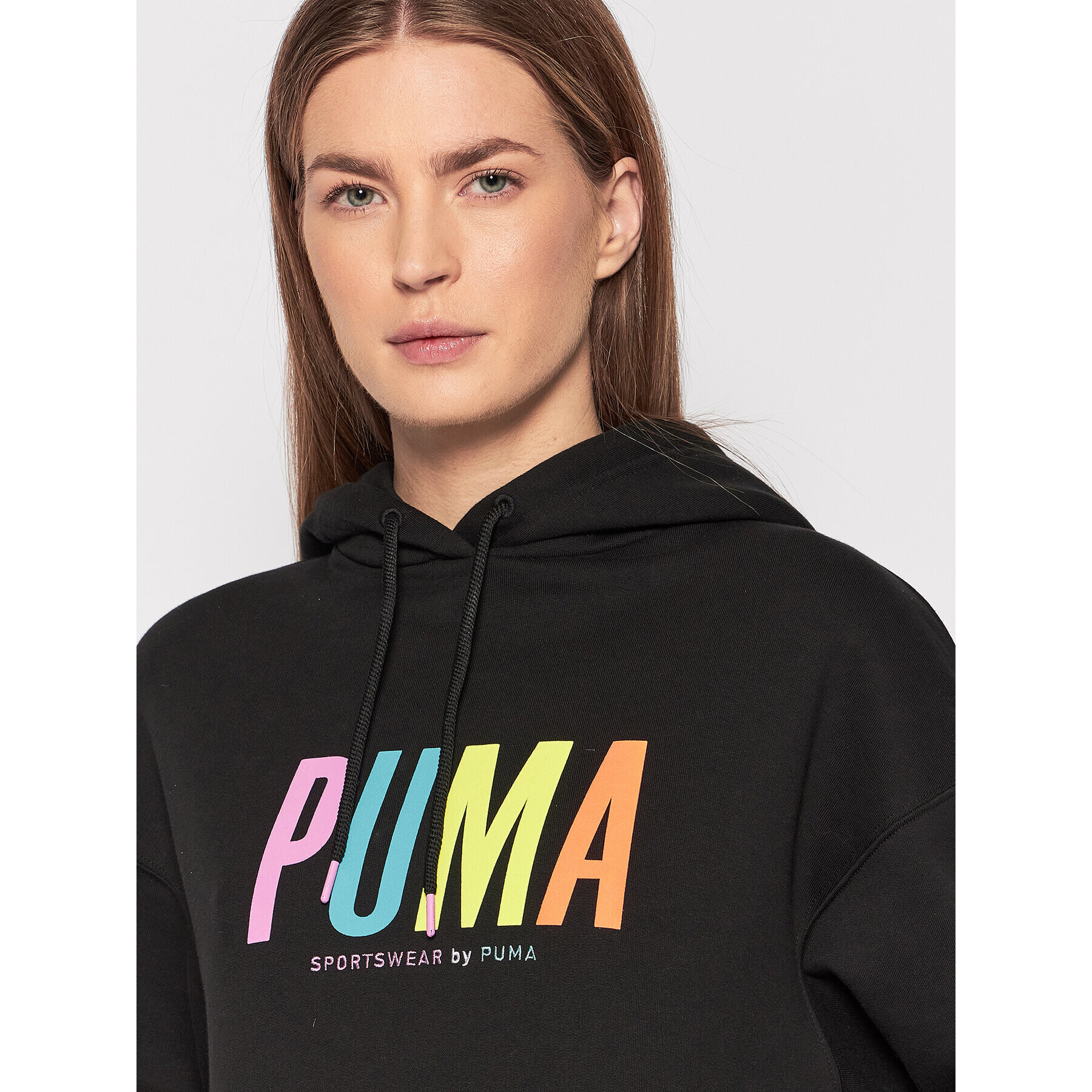 Puma Mikina SWXp Graphic 533564 Černá Regular Fit - Pepit.cz