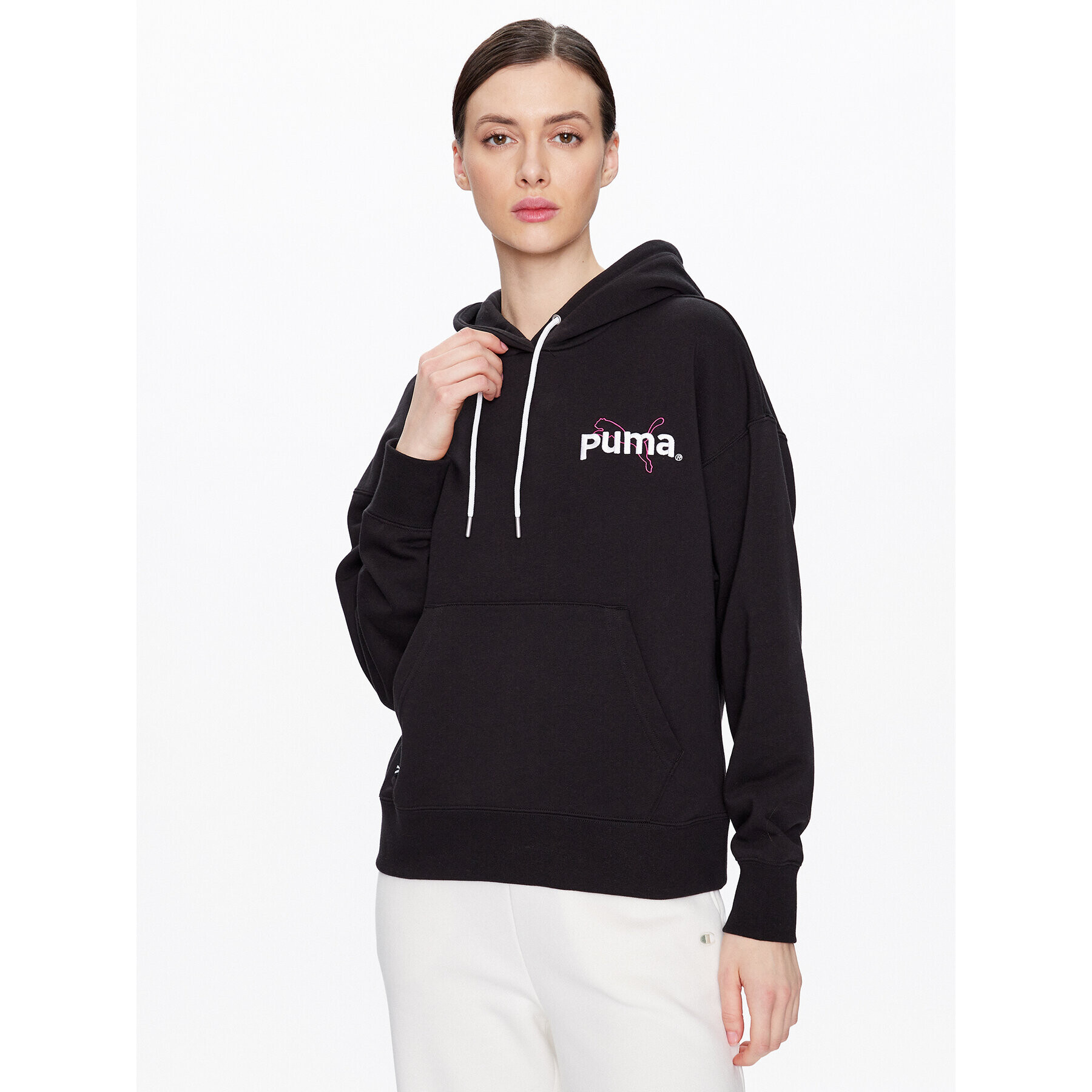 Puma Mikina Teama 538378 Černá Regular Fit - Pepit.cz