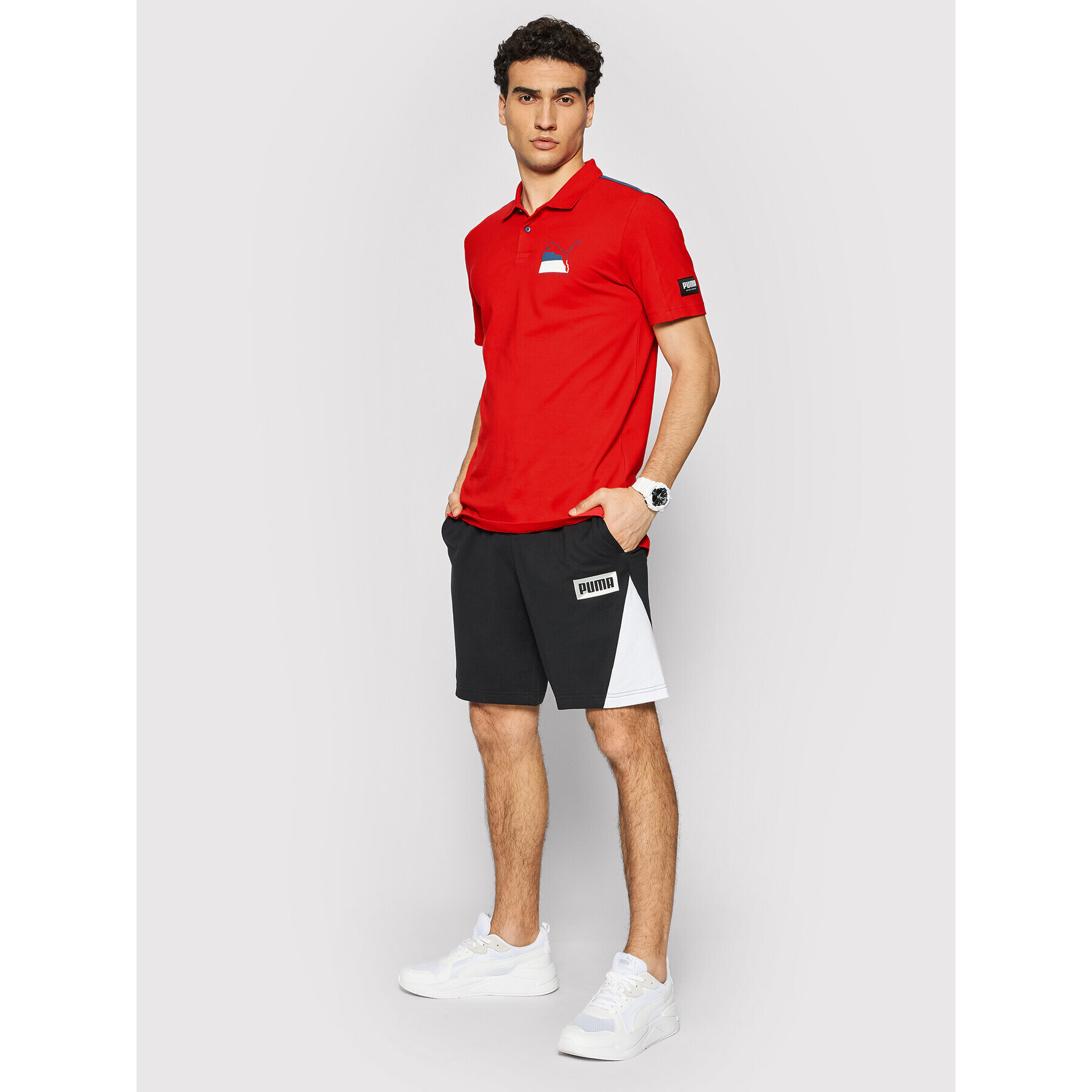 Puma Polokošile Athletics 581344 Červená Regular Fit - Pepit.cz