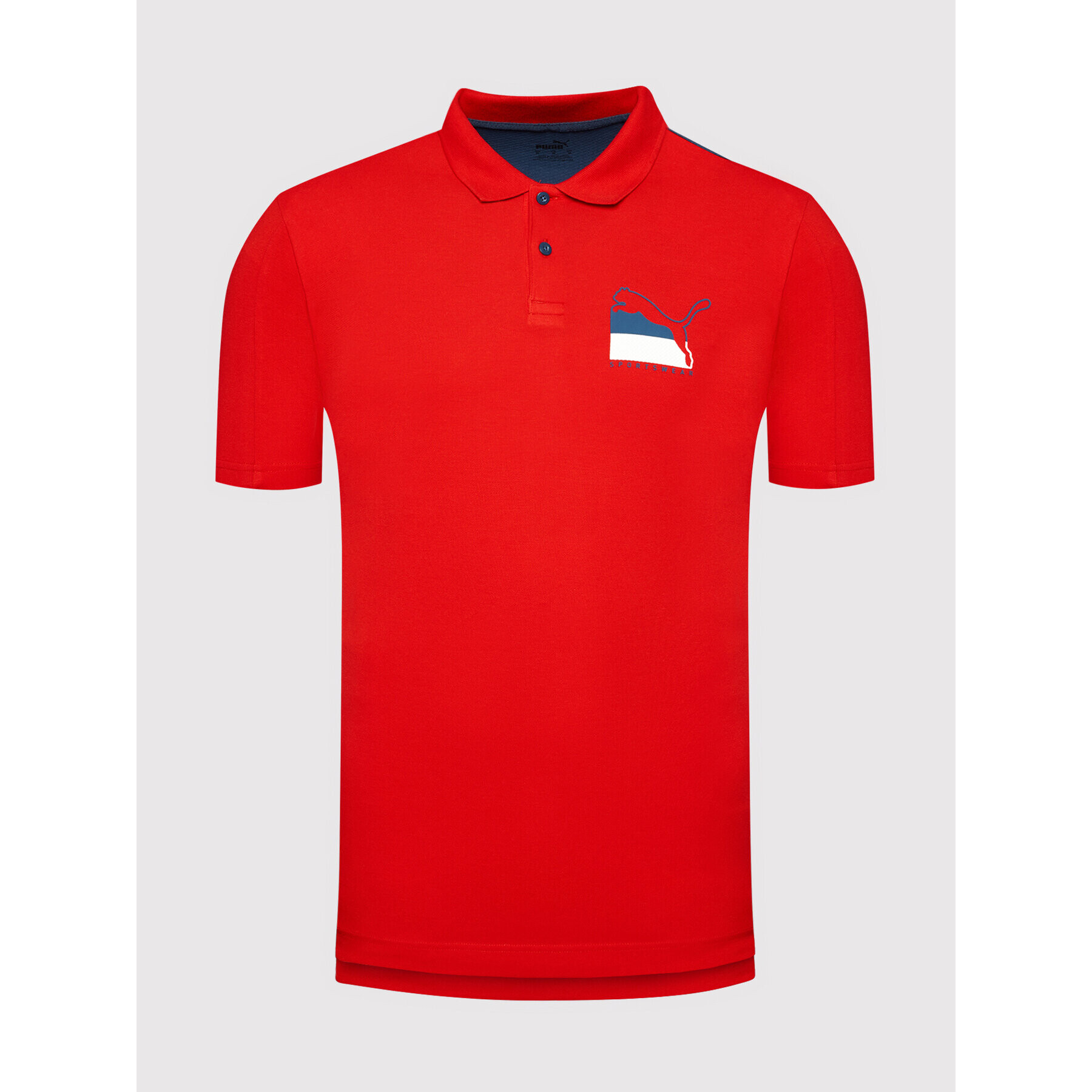 Puma Polokošile Athletics 581344 Červená Regular Fit - Pepit.cz