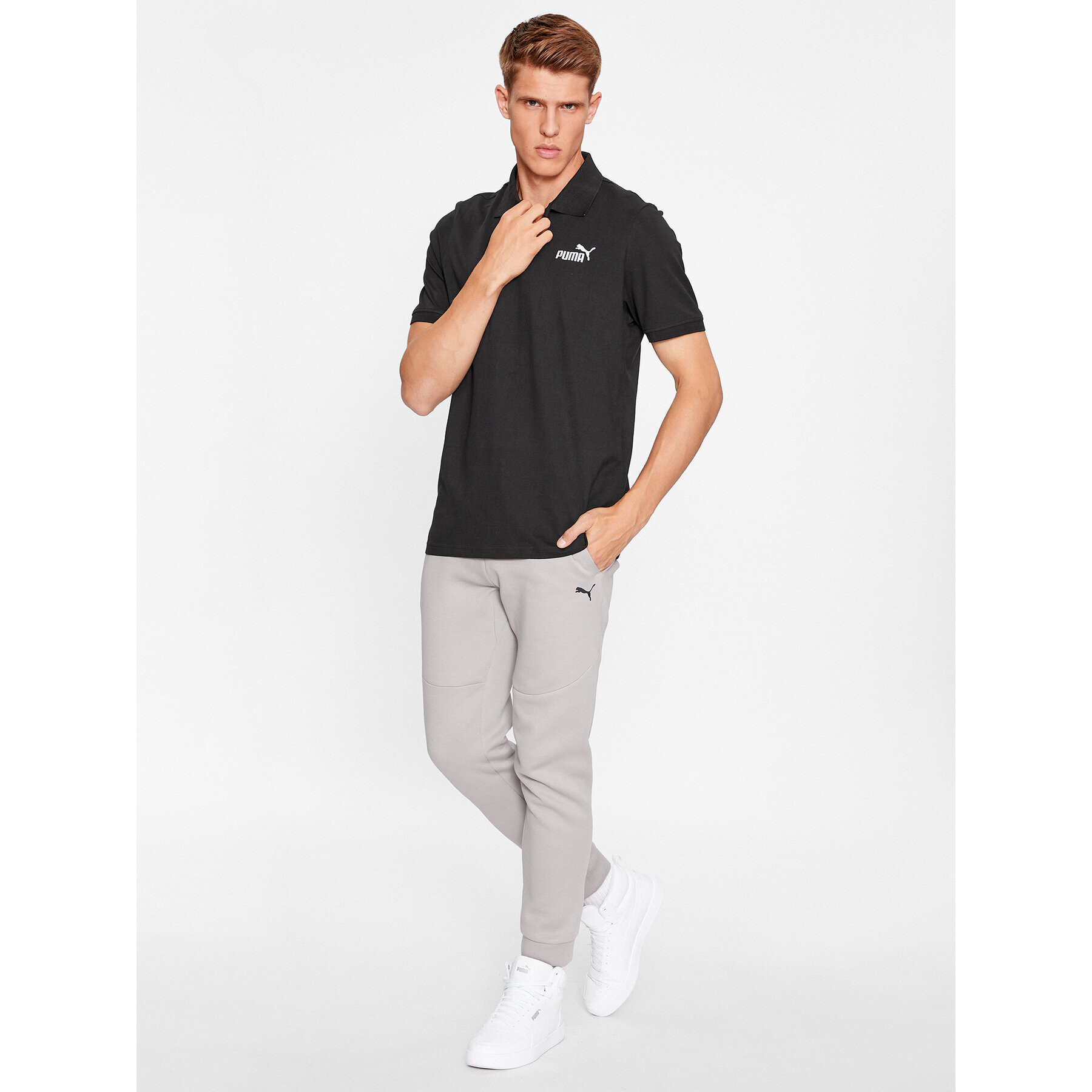 Puma Polokošile Ess Pique 586674 Černá Regular Fit - Pepit.cz