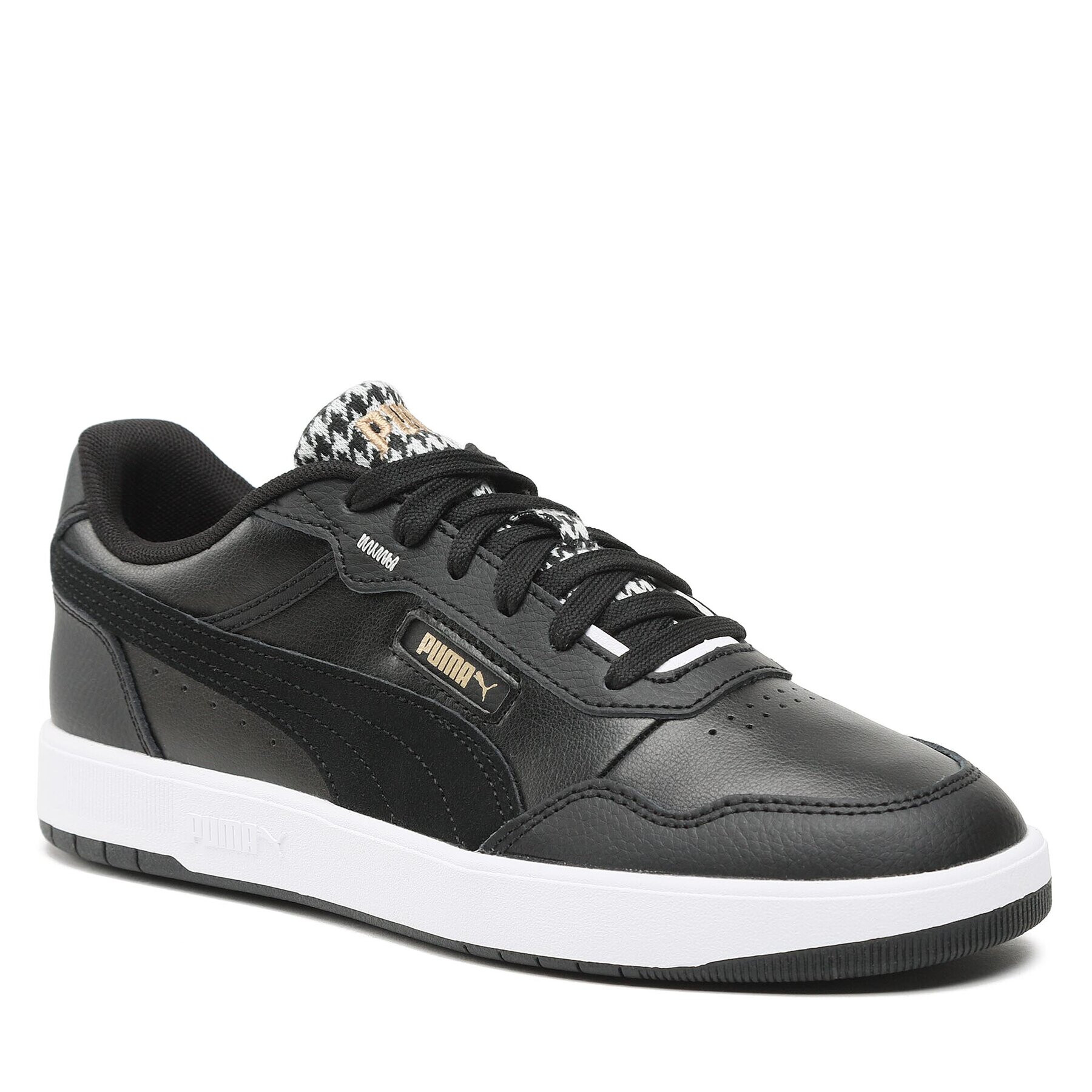 Puma Sneakersy Court Ultra Houndstooth 389369 02 Černá - Pepit.cz