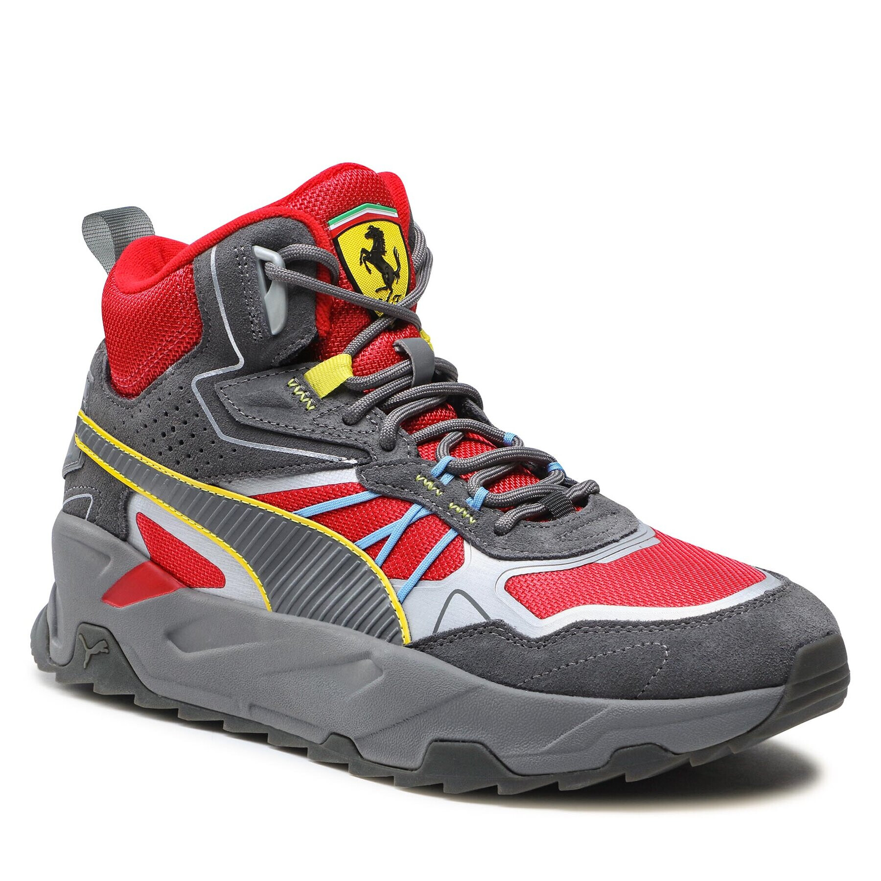 Puma Sneakersy Ferrari Trinity Mid Wtr 307941 02 Červená - Pepit.cz