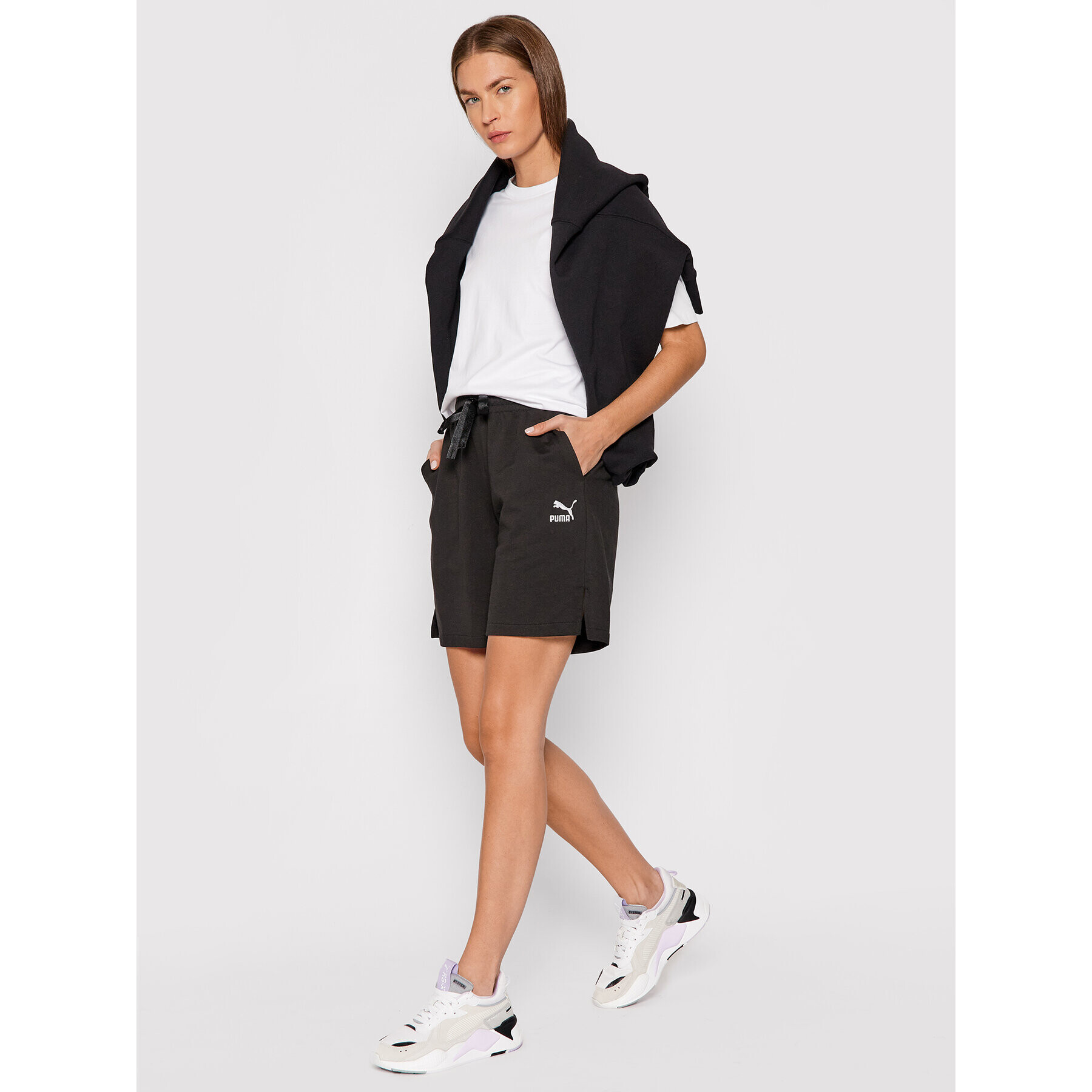 Puma Sportovní kraťasy 532550 Černá Regular Fit - Pepit.cz