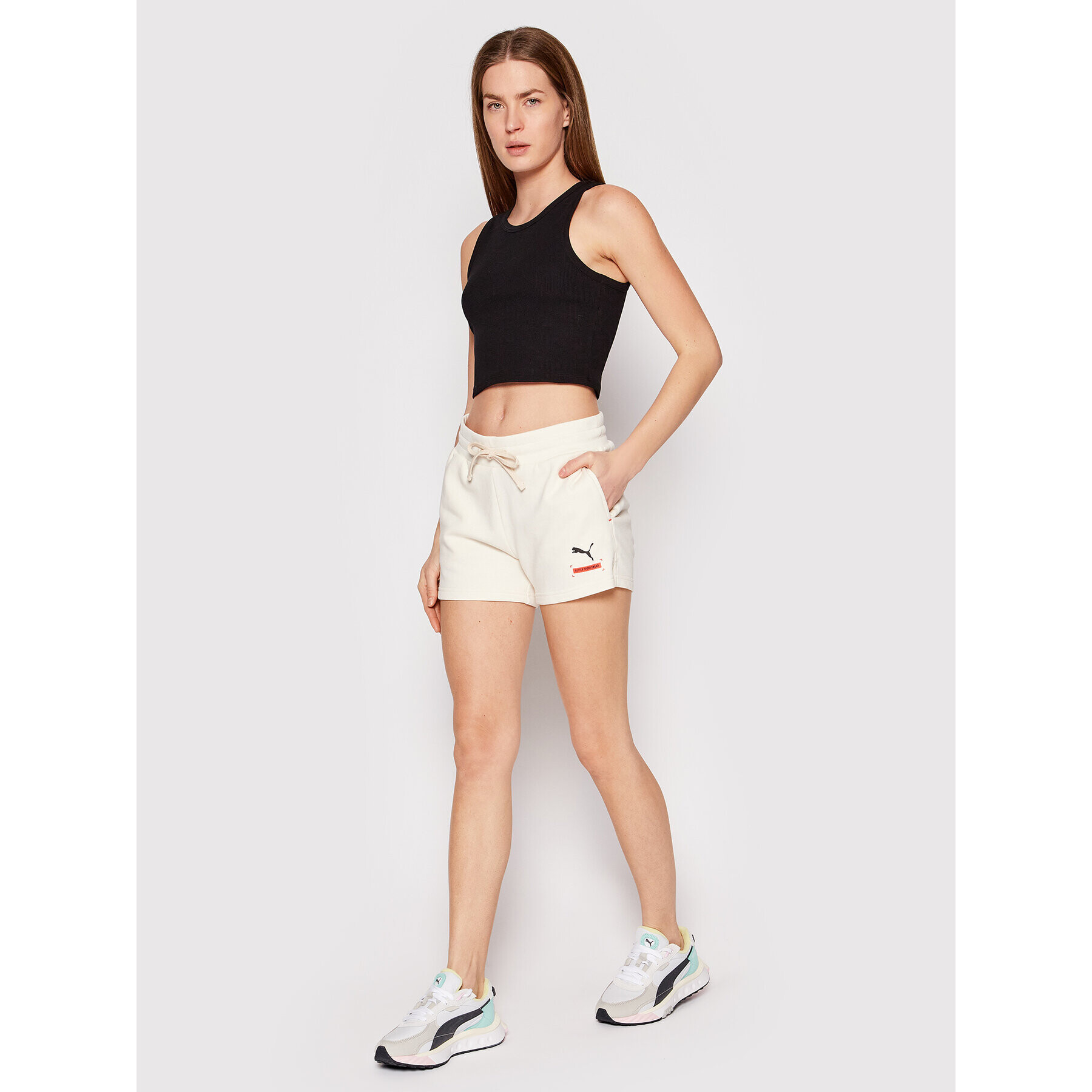 Puma Sportovní kraťasy Better 847466 Béžová Regular Fit - Pepit.cz