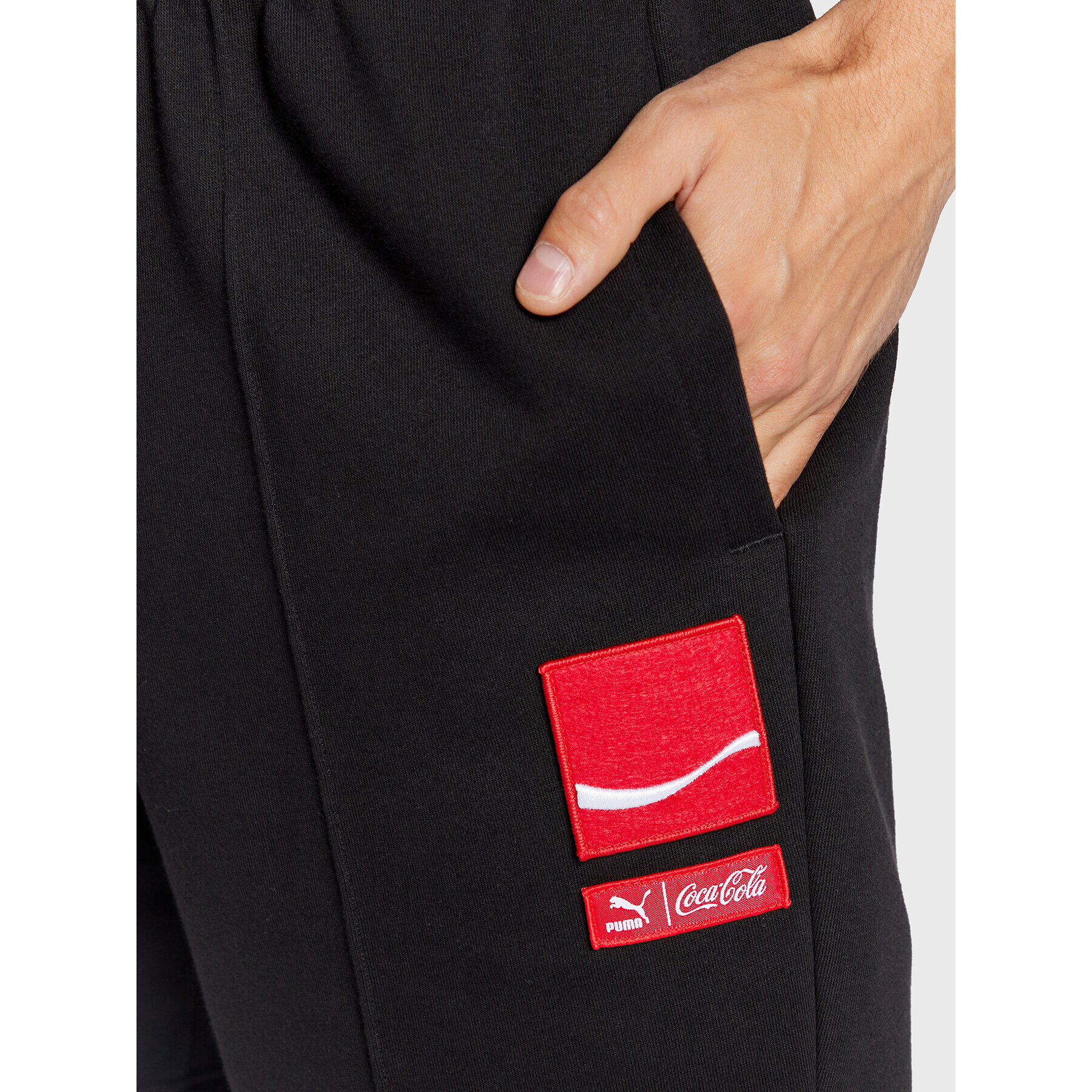 Puma Sportovní kraťasy COCA-COLA 536164 Černá Regular Fit - Pepit.cz