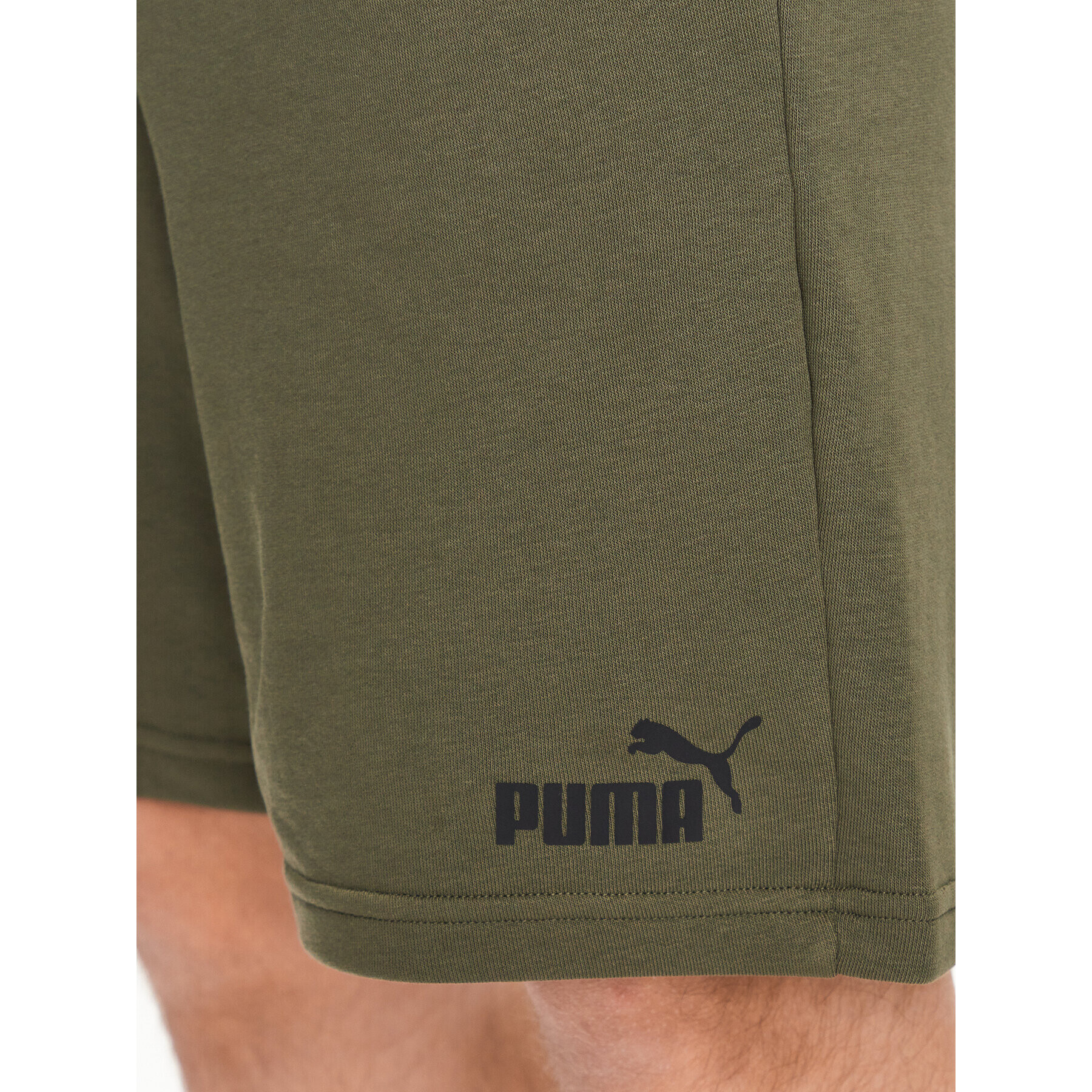 Puma Sportovní kraťasy Essentials 586710 Zelená Regular Fit - Pepit.cz