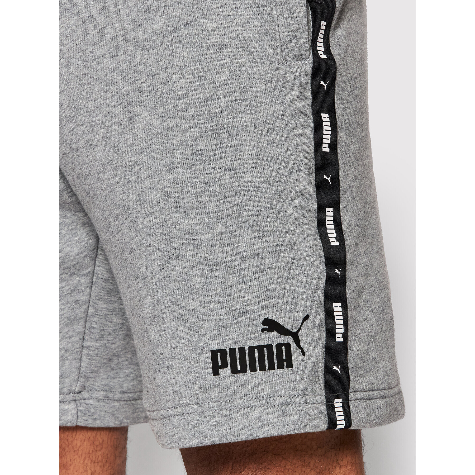 Puma Sportovní kraťasy Essentials 847387 Šedá Regular Fit - Pepit.cz