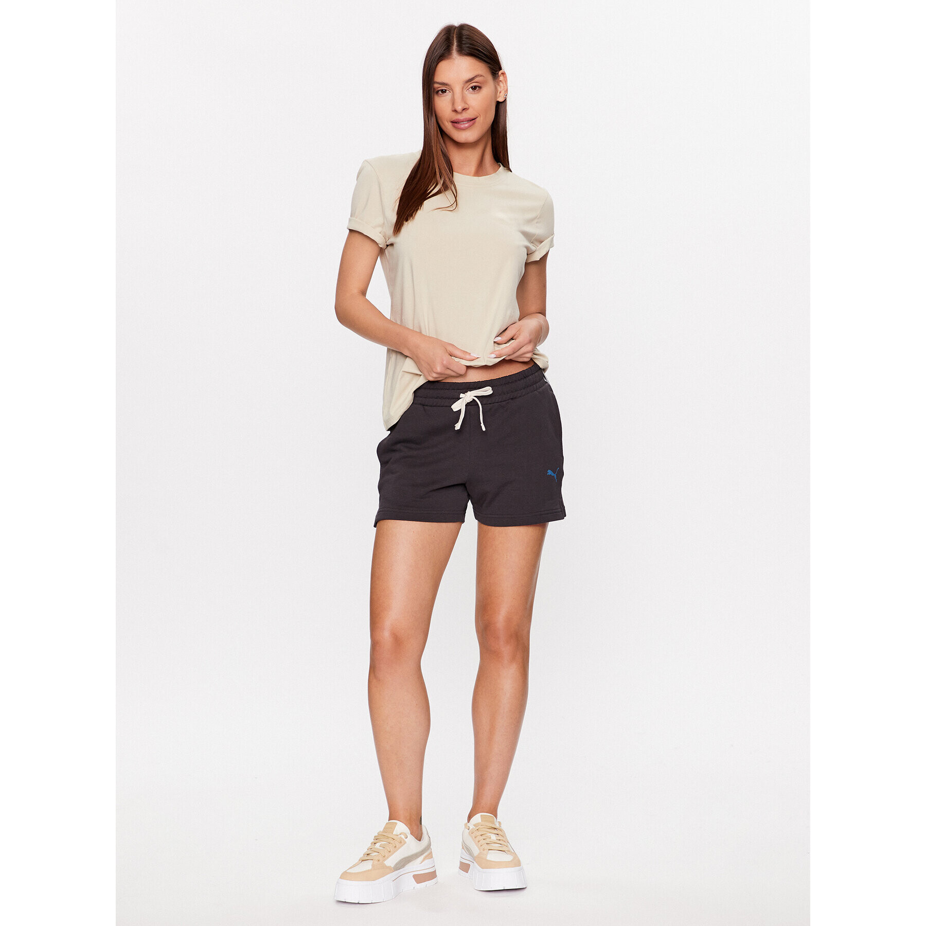 Puma Sportovní kraťasy Essentials Better 673300 Šedá Regular Fit - Pepit.cz