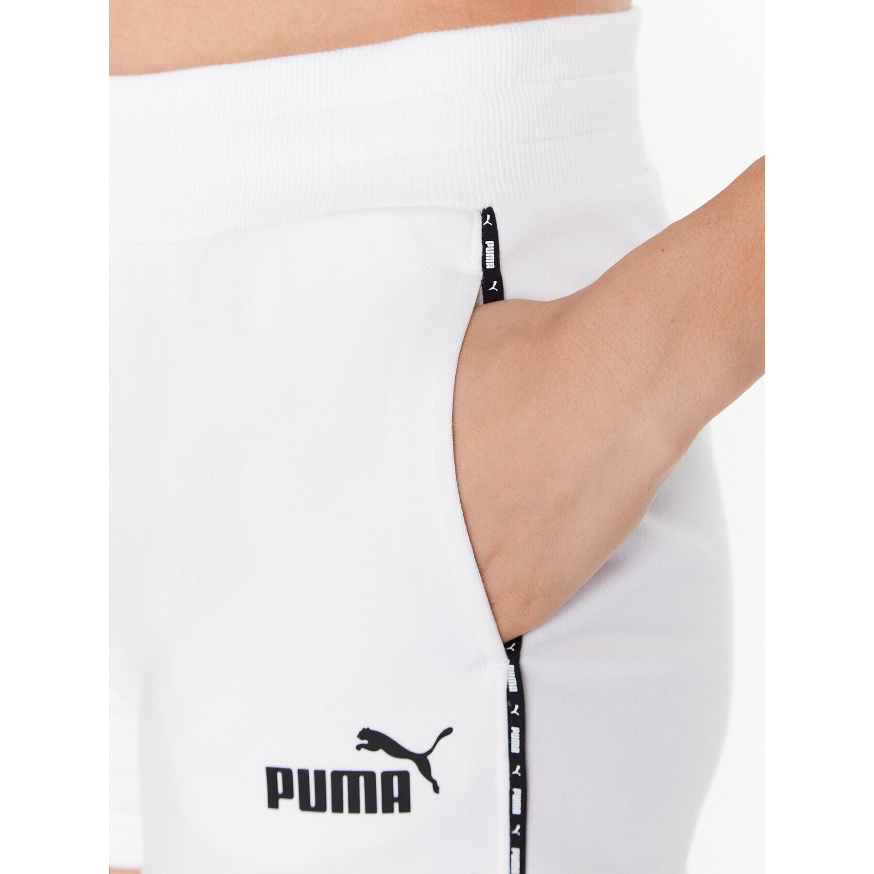 Puma Sportovní kraťasy Power 675178 Bílá Regular Fit - Pepit.cz