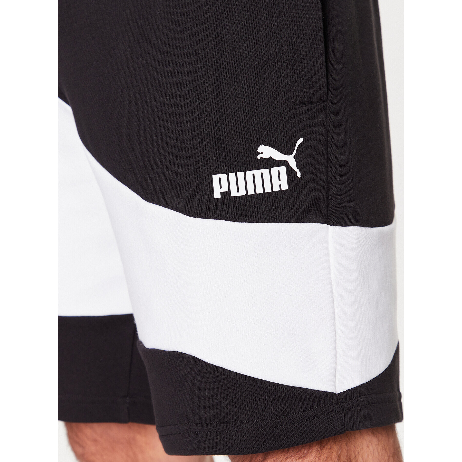 Puma Sportovní kraťasy Power Cat 675175 Černá Regular Fit - Pepit.cz