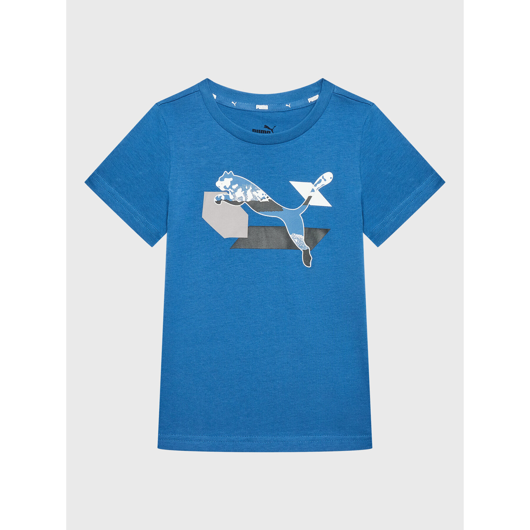 Puma T-Shirt Alpha Graphic 670101 Modrá Regular Fit - Pepit.cz