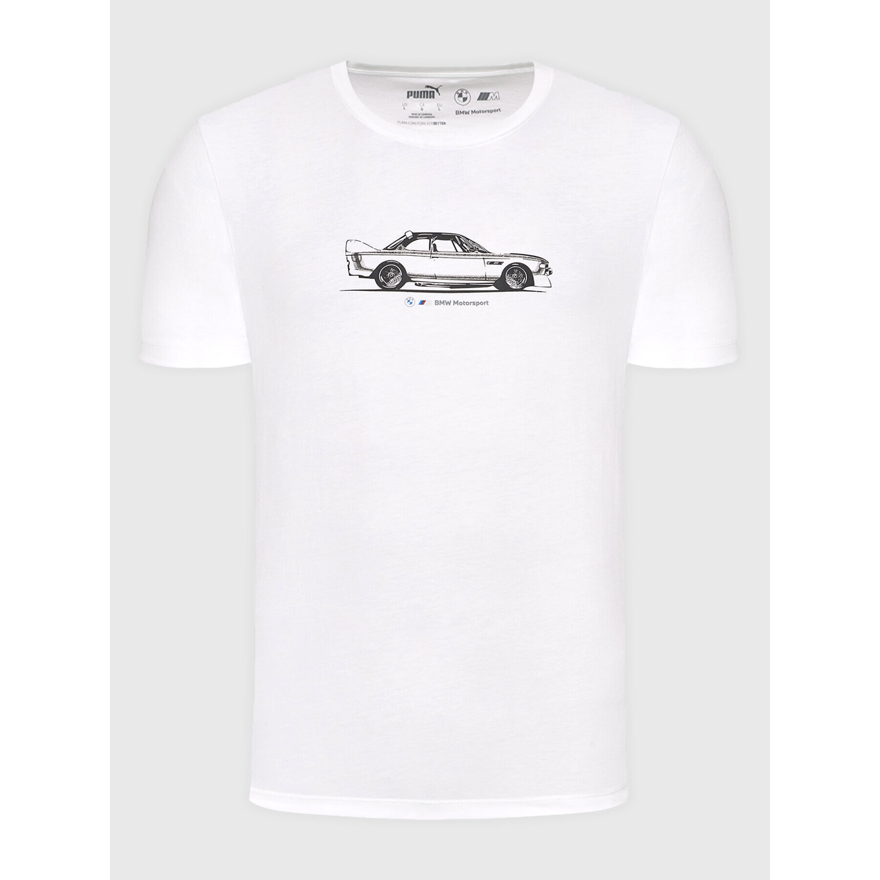 Puma T-Shirt BMW 534246 Bílá Regular Fit - Pepit.cz