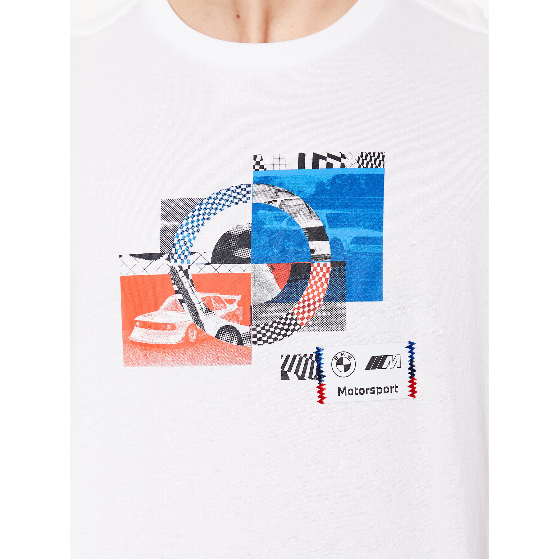 Puma T-Shirt Bmw M Motorsport Statement Car Graphic 538116 Bílá Regular Fit - Pepit.cz