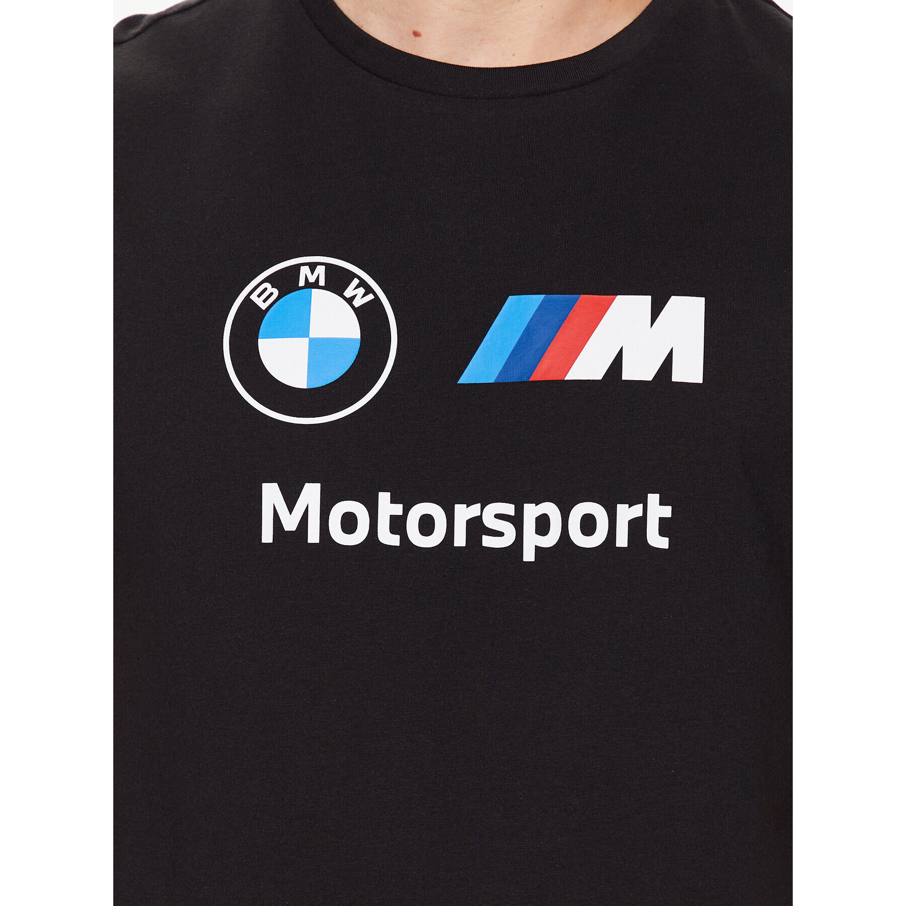 Puma T-Shirt Bmw Mms Ess Logo 538148 Černá Regular Fit - Pepit.cz