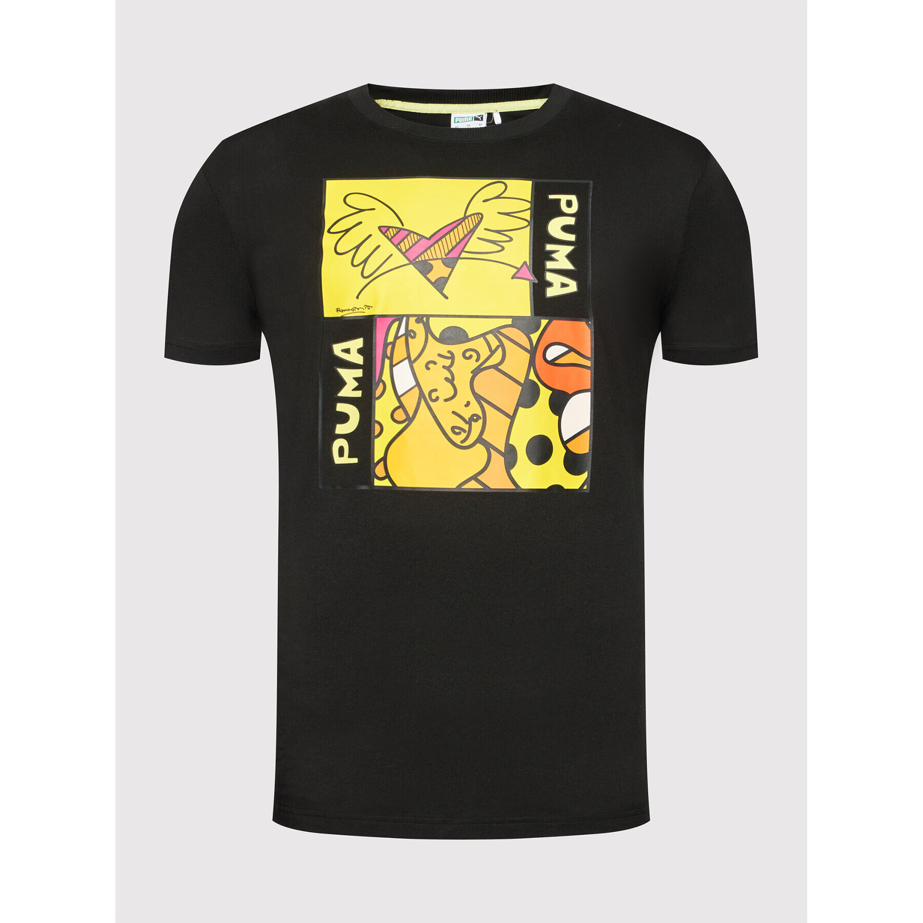 Puma T-Shirt BRITTO 532234 Černá Relaxed Fit - Pepit.cz