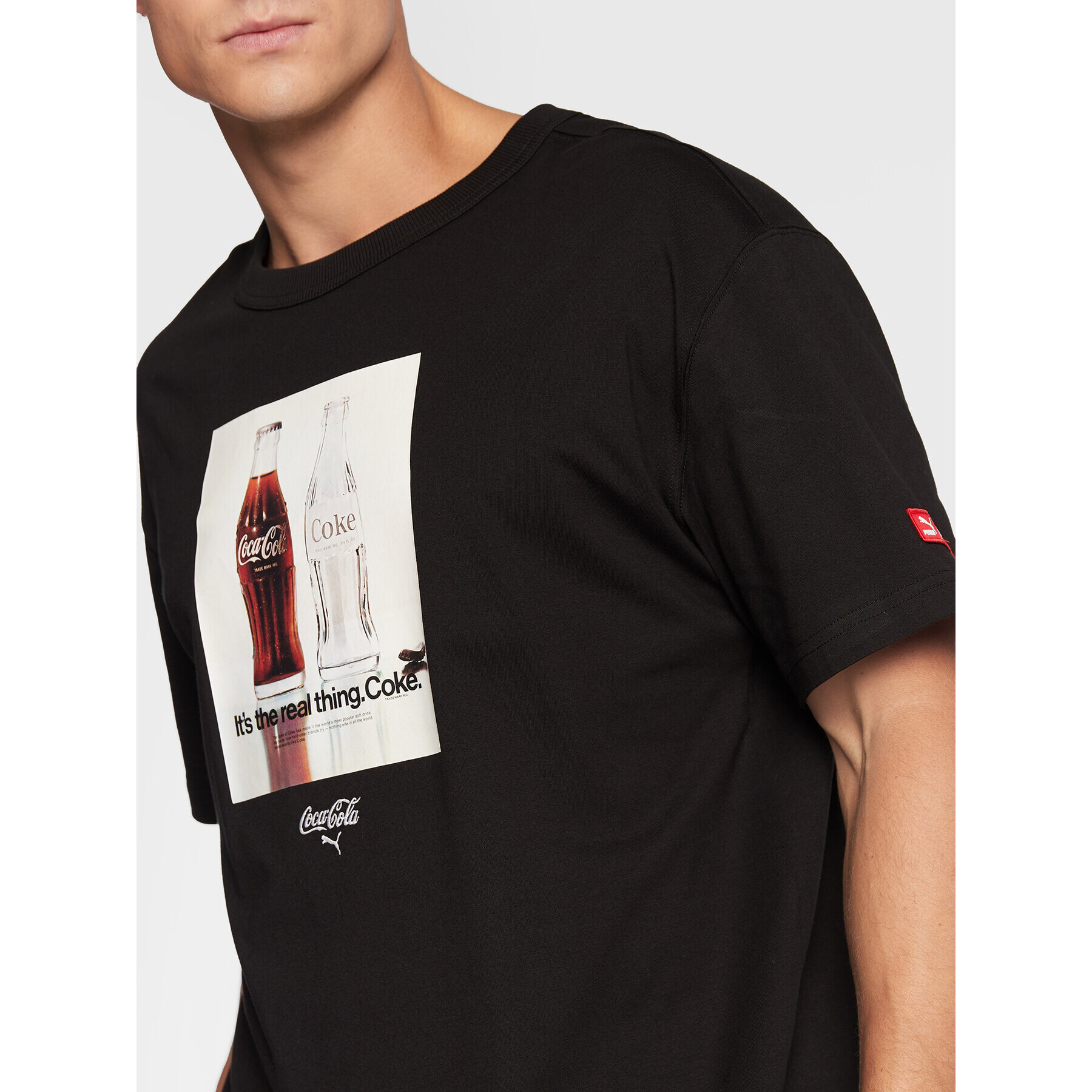 Puma T-Shirt COCA-COLA 536159 Černá Regular Fit - Pepit.cz