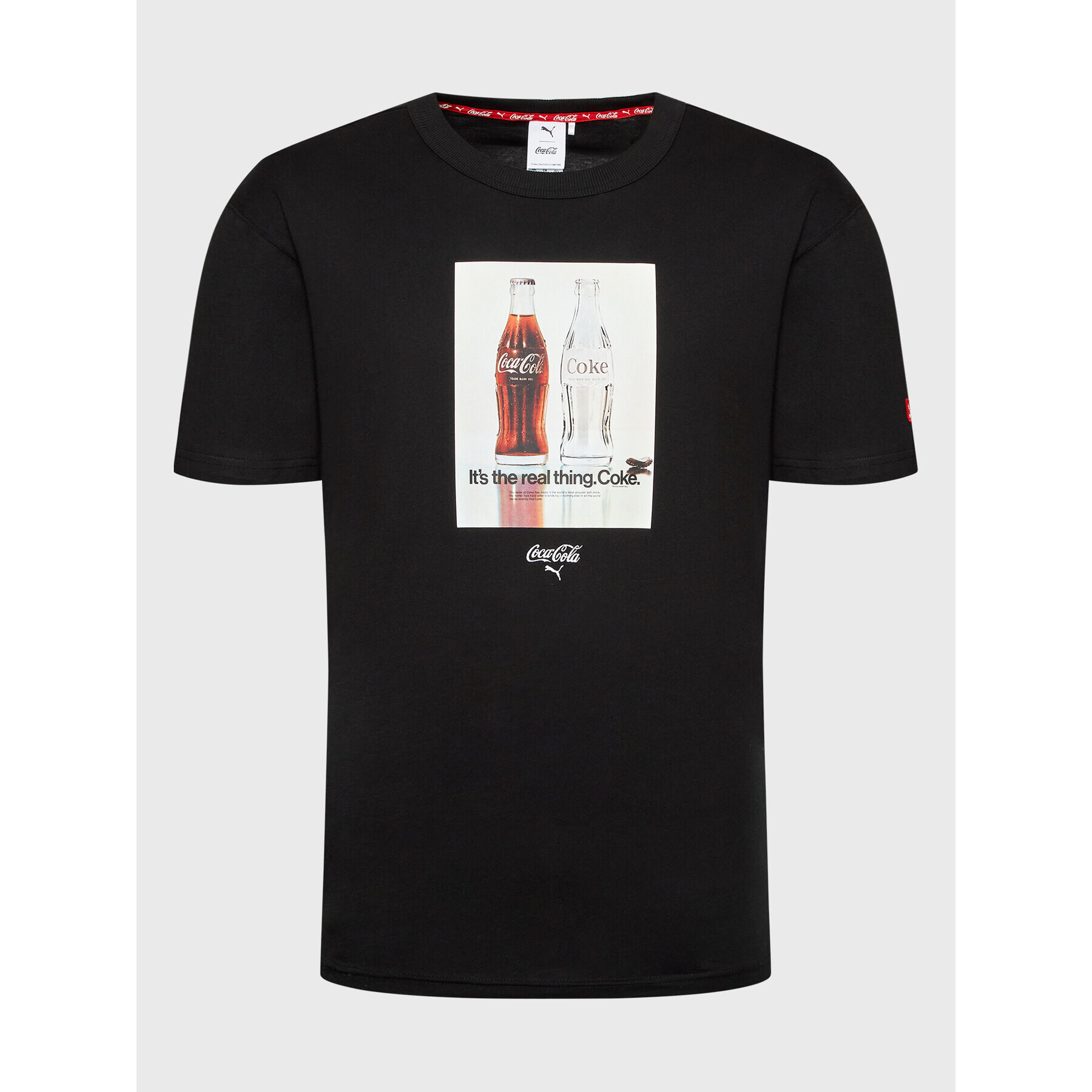 Puma T-Shirt COCA-COLA 536159 Černá Regular Fit - Pepit.cz