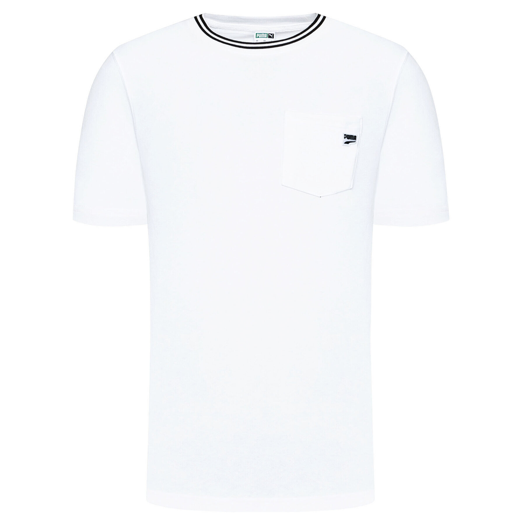 Puma T-Shirt Downtown Pocket 599777 Bílá Relaxed Fit - Pepit.cz