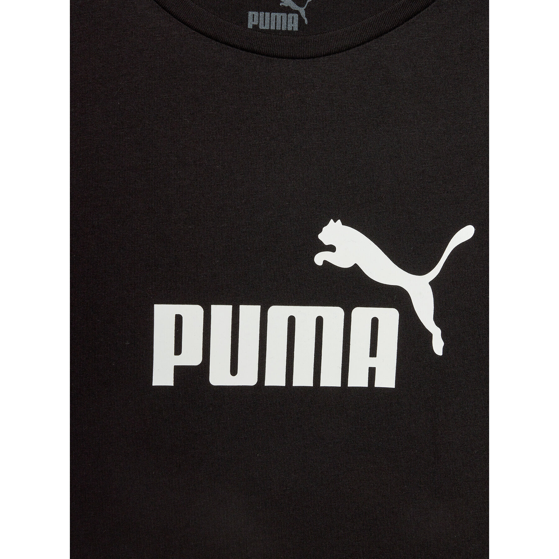 Puma T-Shirt Ess Logo 587029 Černá Regular Fit - Pepit.cz